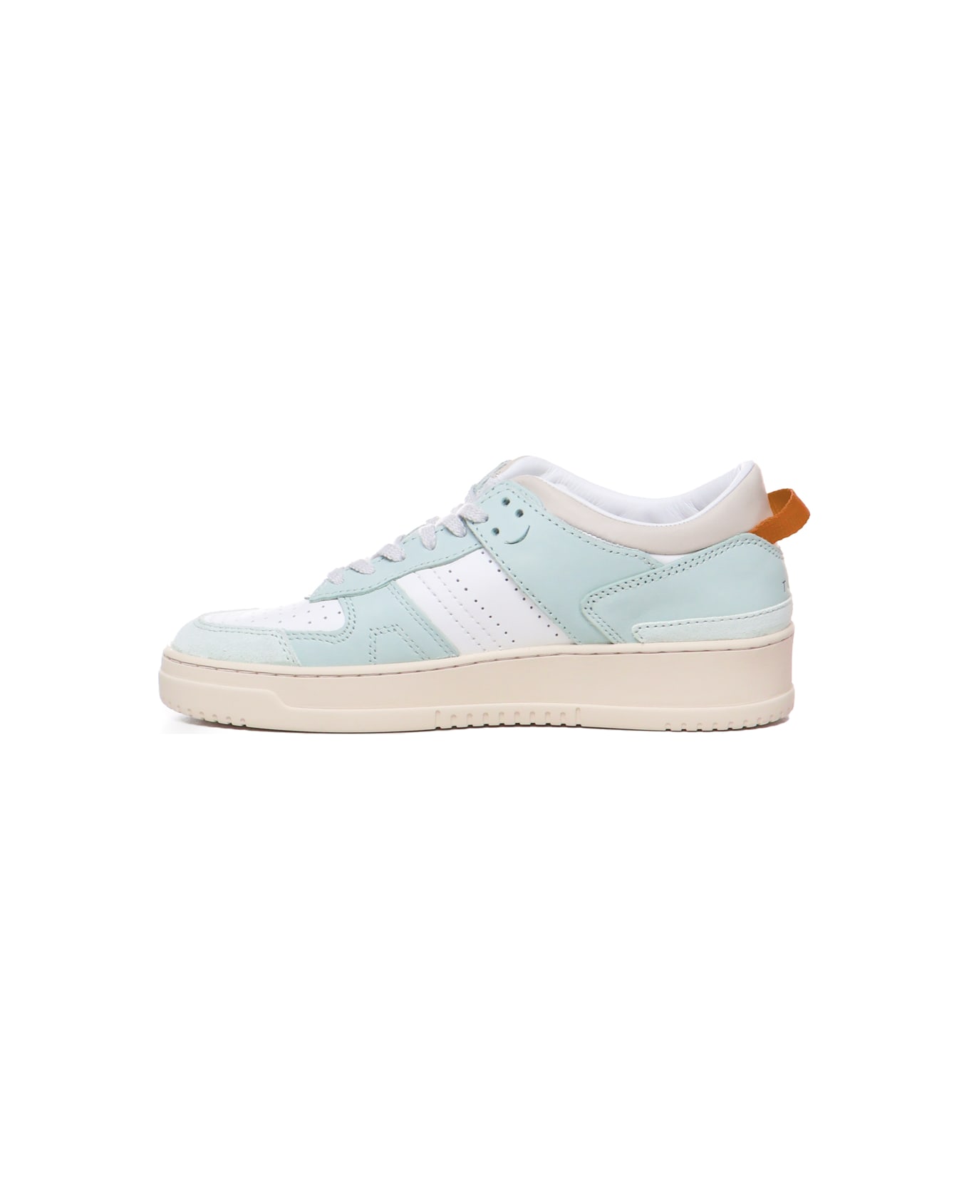 D.A.T.E. Sneakers Torneo - WHITE-LIght blue