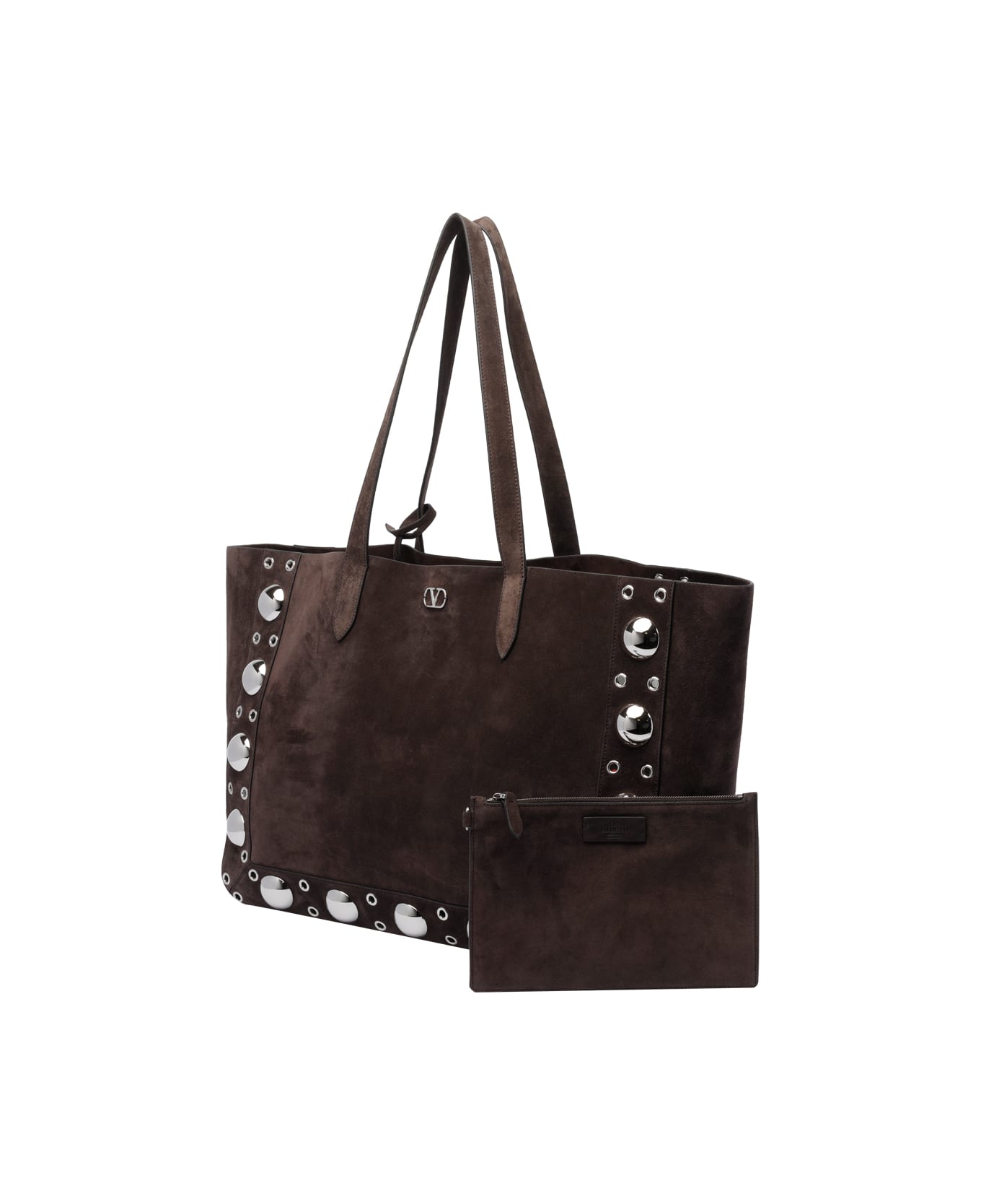 Valentino Garavani Big Nellcote Shopping Bag - Brown
