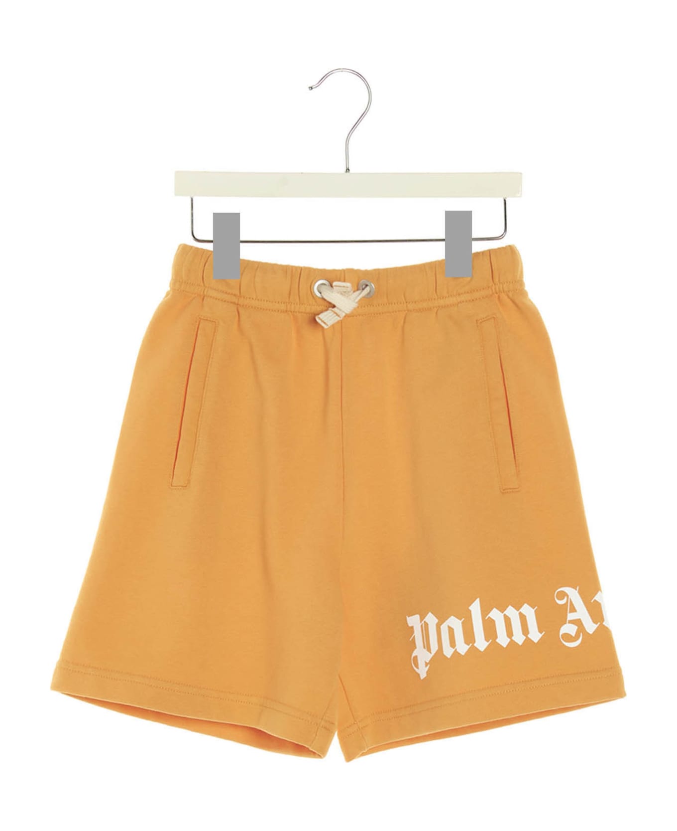 Palm Angels Logo Bermuda Shorts - Orange