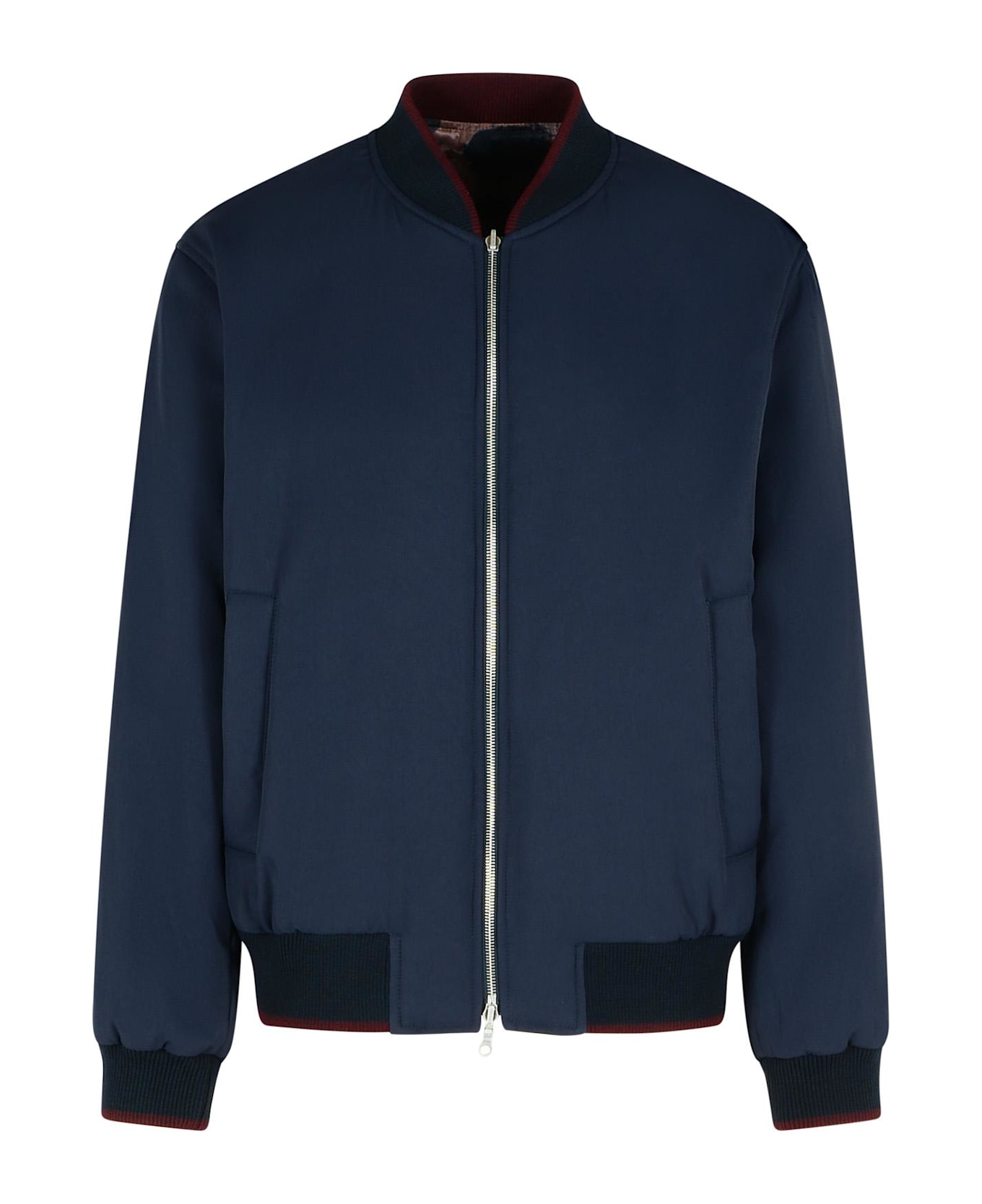 Dries Van Noten 
volker
 Navy Viscose Blend Jacket - Navy
