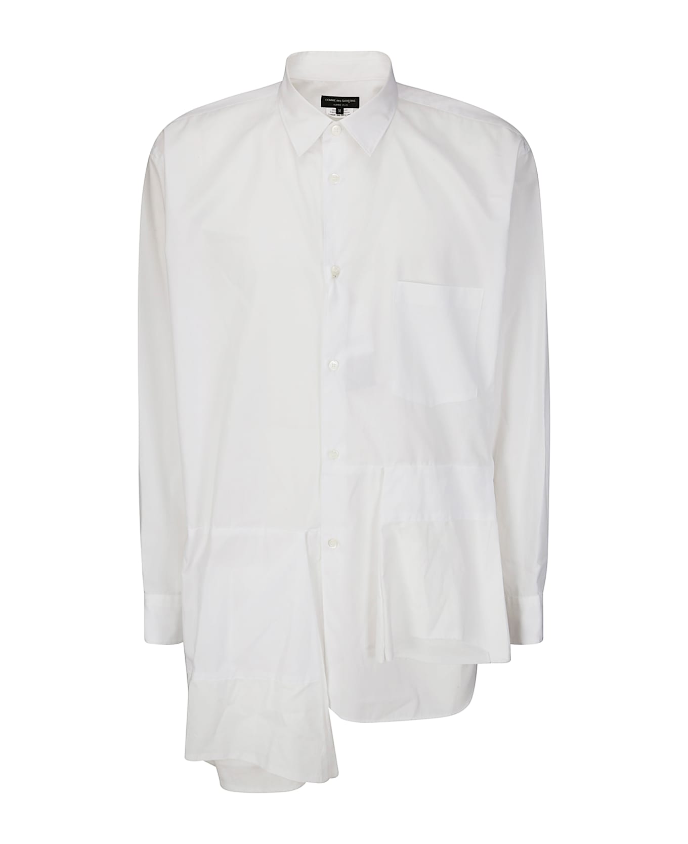 Comme Des Garçons Homme Plus Men
s Shirt - WHITE X OFF-WH