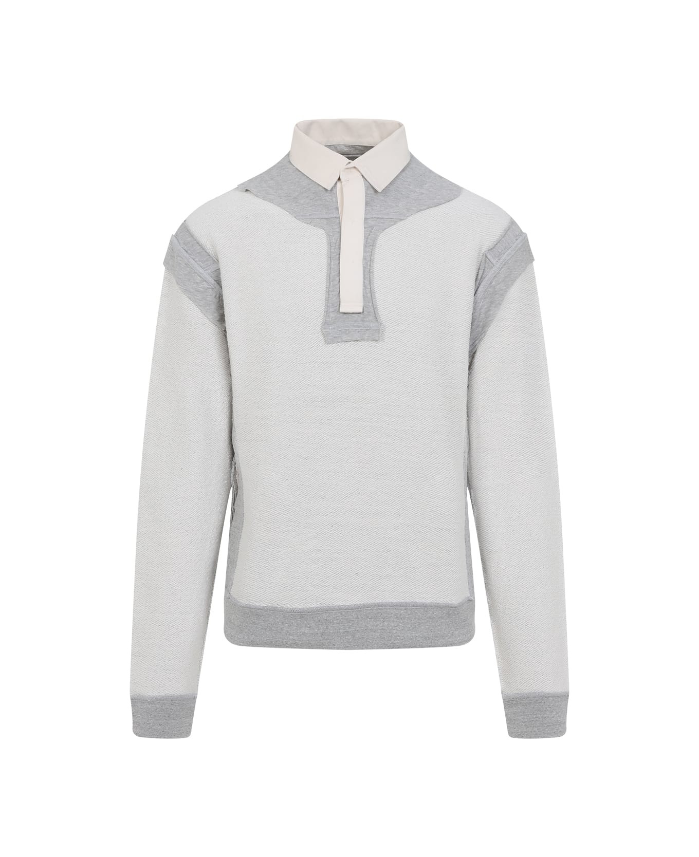 Maison Margiela Cotton Hoodie - M Grey Melange