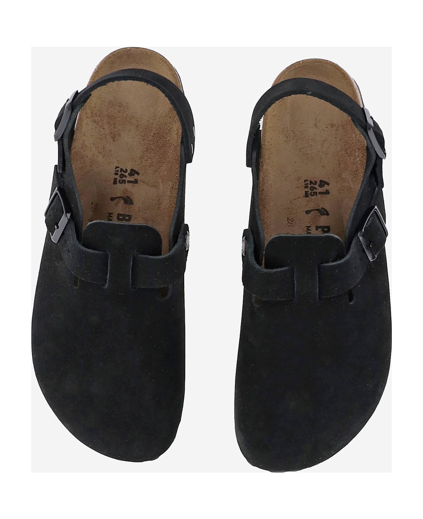 Birkenstock Tokio Suede Sabot - Black