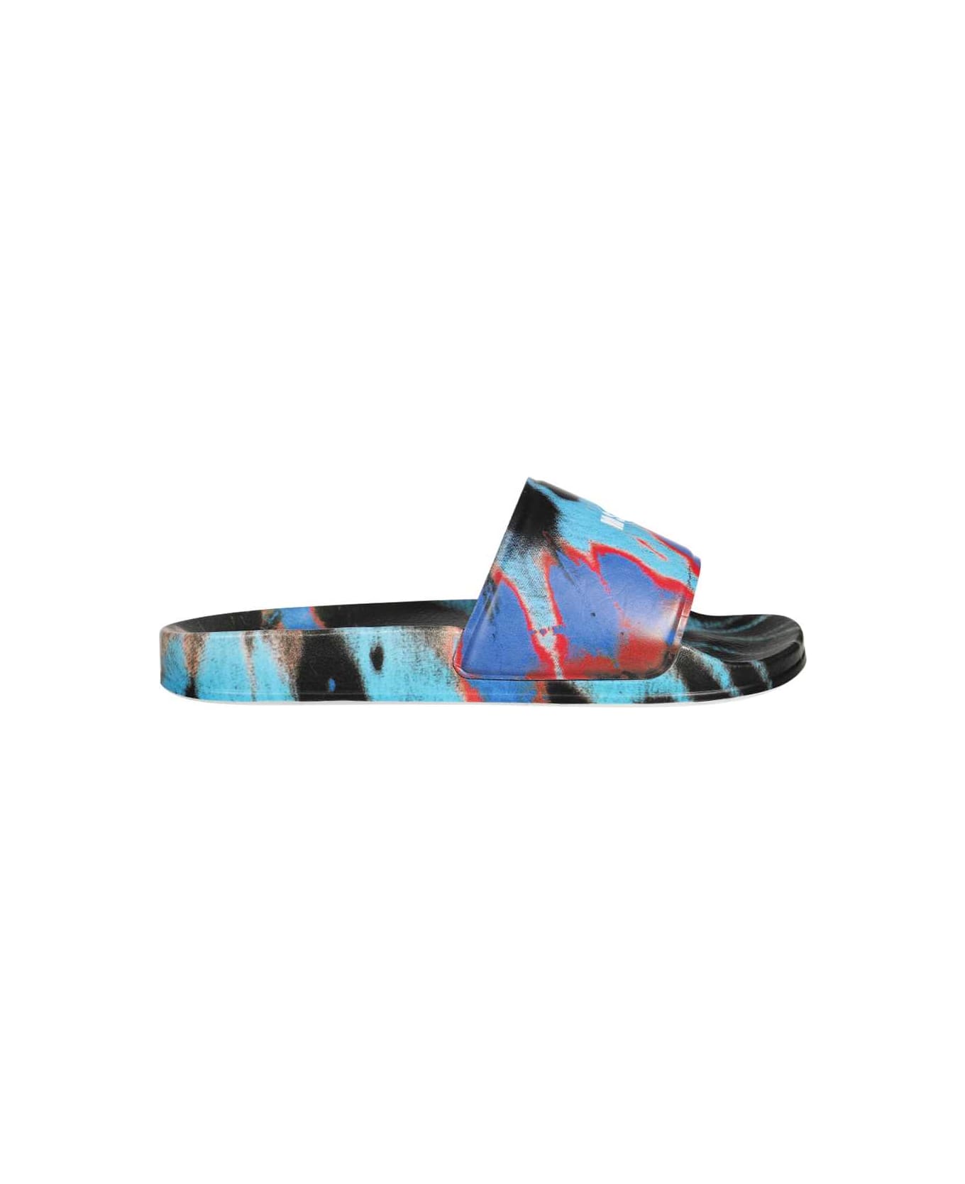 MSGM Slides With Logo - Multicolor