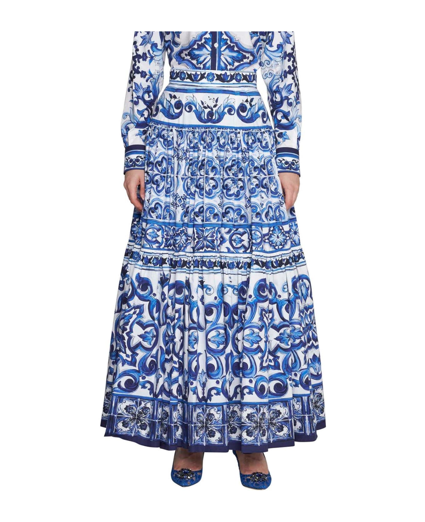 Dolce & Gabbana Skirt - Tn Maiolica Blu