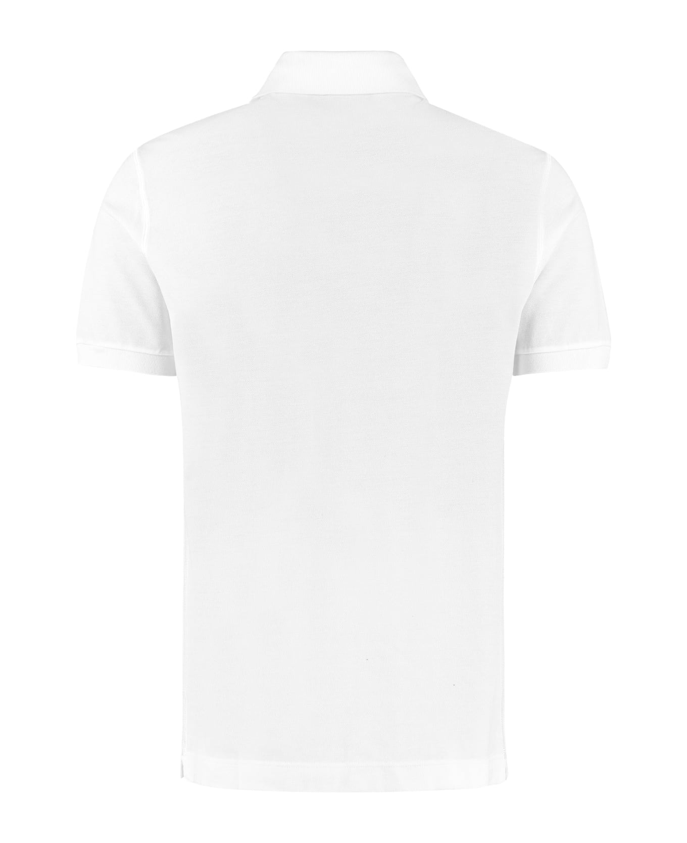 Dolce & Gabbana Cotton-piqué Polo Shirt - White
