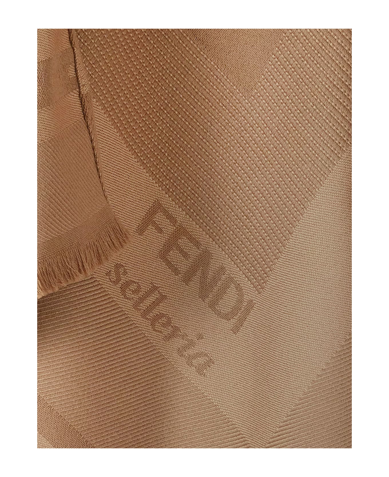 Fendi Poncho - Brown