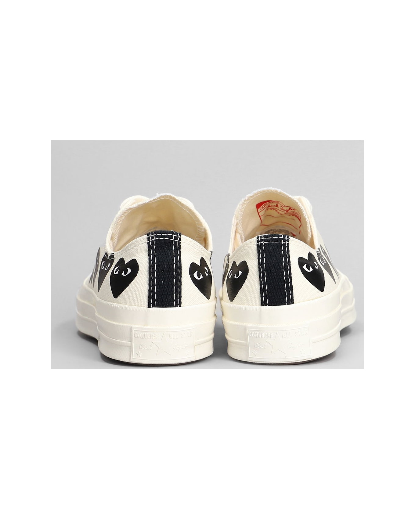 Comme des Garçons Play Chuck 70 Cdg Low Sneakers In Beige Cotton - beige