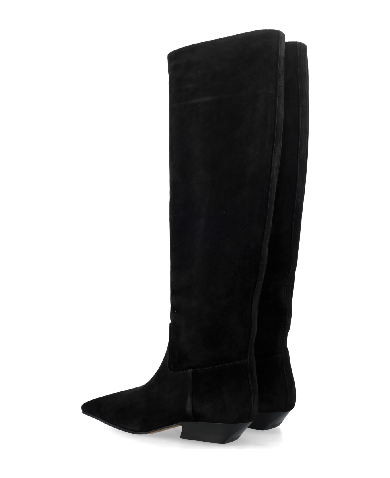 Khaite Marfa Knee Boots - BLACK