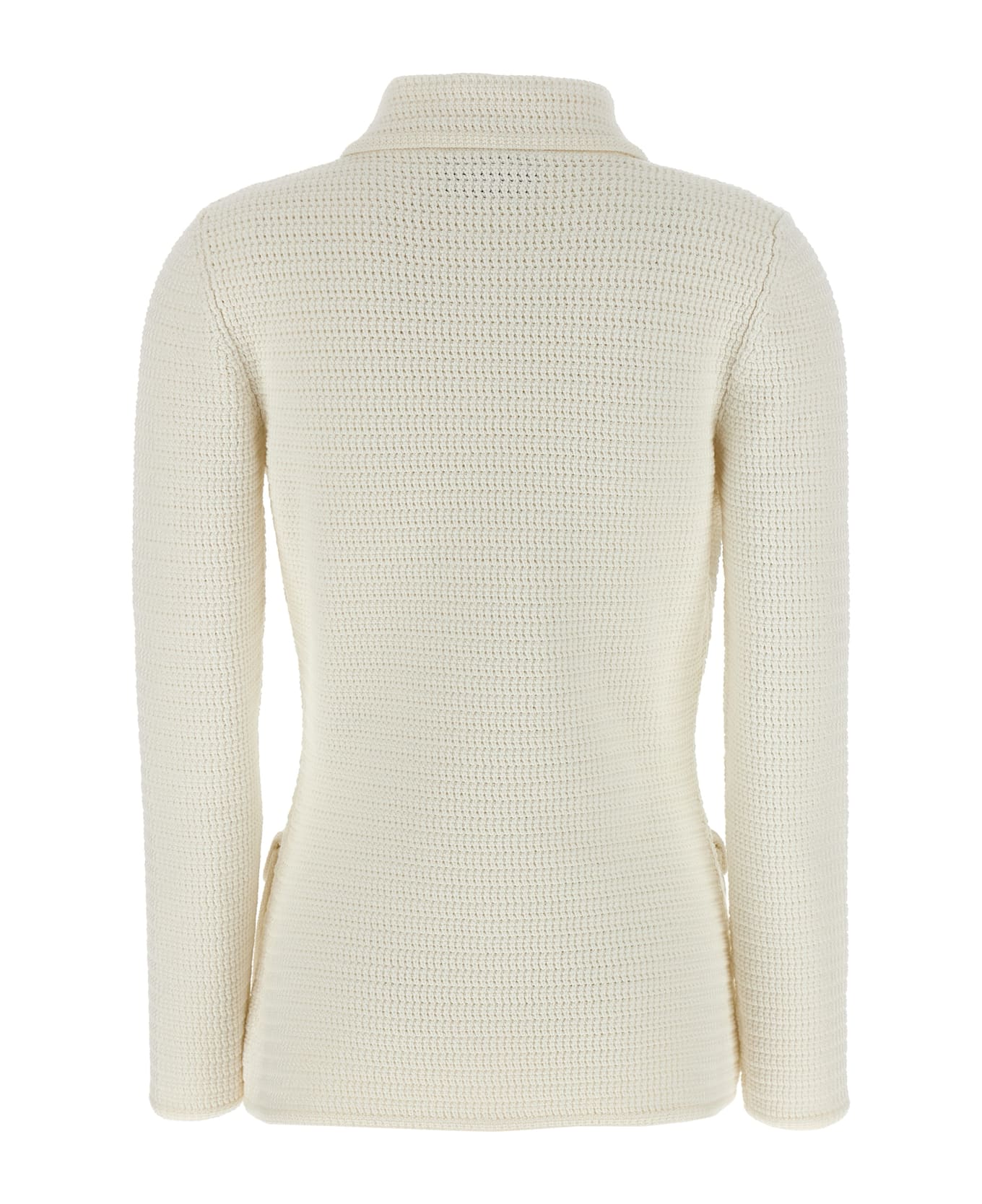 Gucci Cotton Cardigan - WHITE