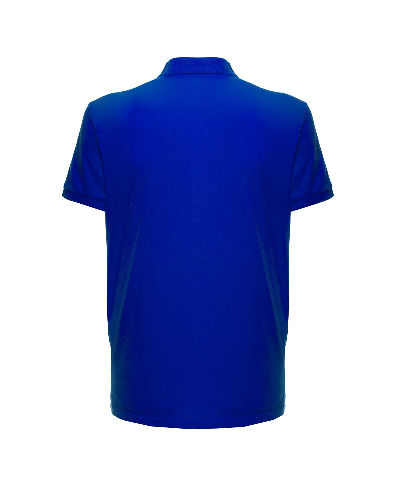 Polo Ralph Lauren Man Bluette Cotton Piquet Polo Shirt Logo - Blue ポロシャツ