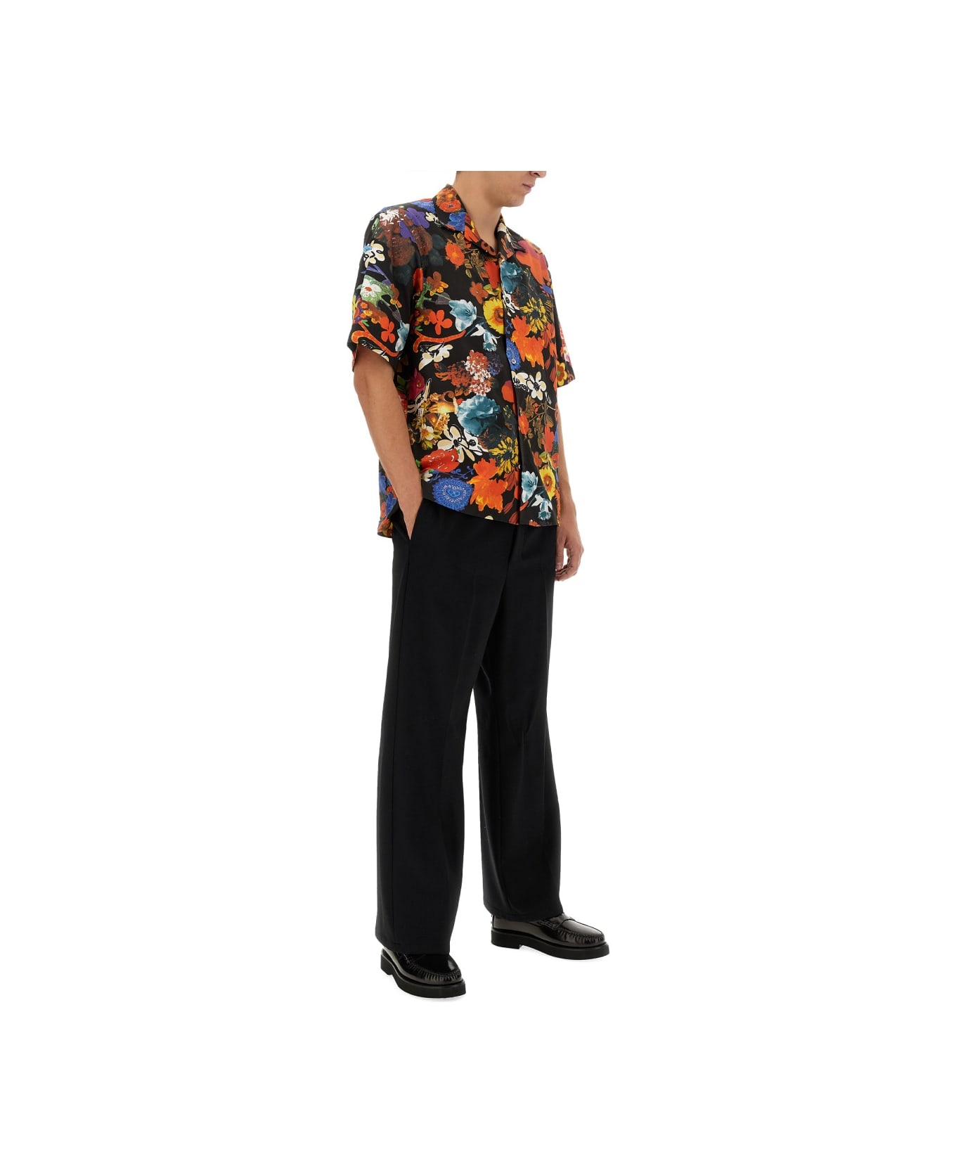 Moschino Shirt With Floral Pattern - MULTICOLOUR
