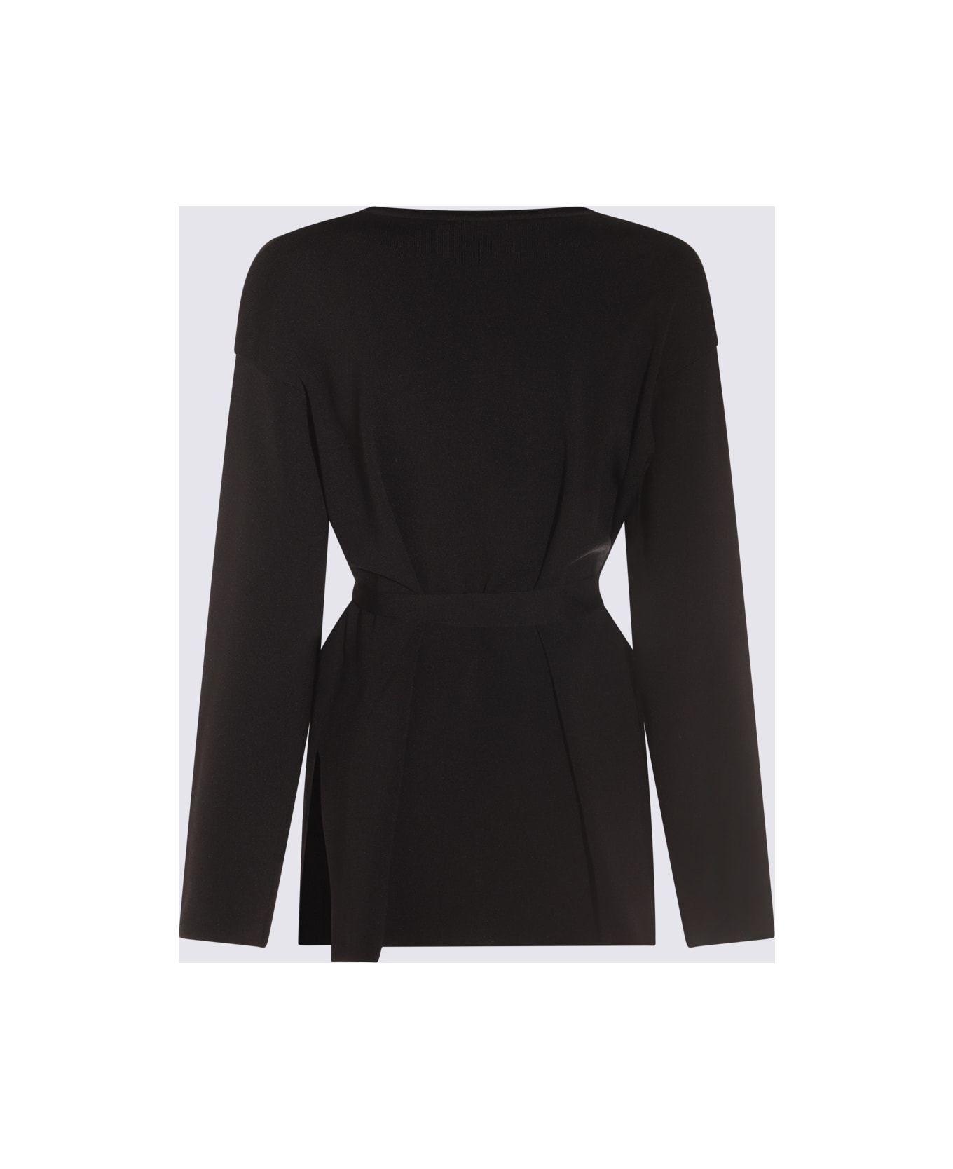 Max Mara Black Cotton Gerald Knitwear - Black