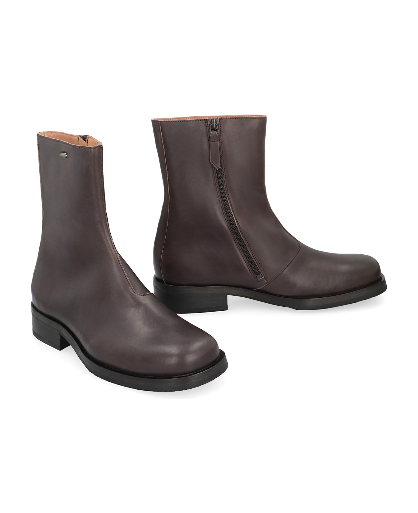 Our Legacy Brown Leather Boots Truck - Phantom Tensile Cattle Hide