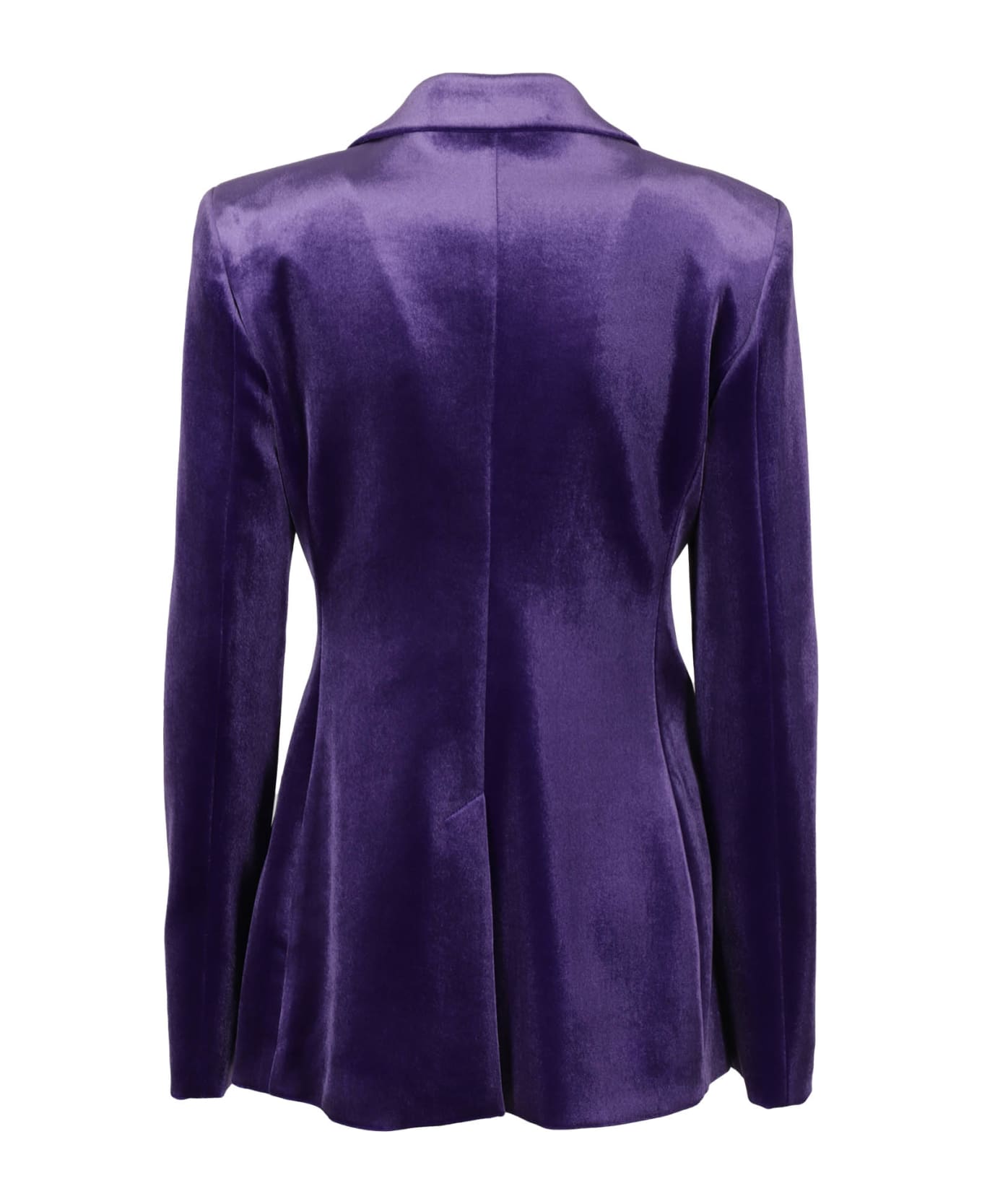 Philosophy di Lorenzo Serafini Purple Velvet Blazer - 269