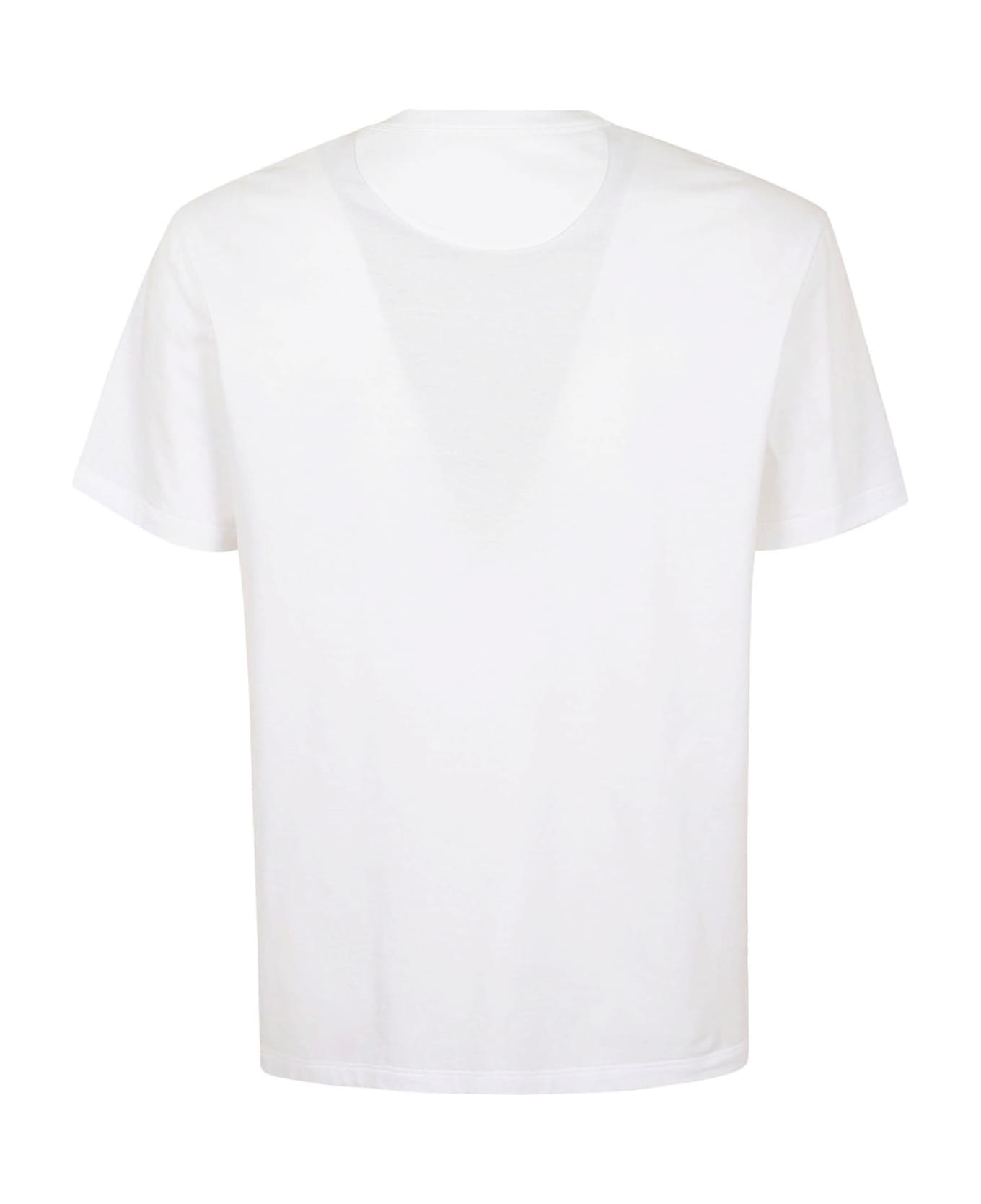Valentino T-shirt Flowers Embroideries - White