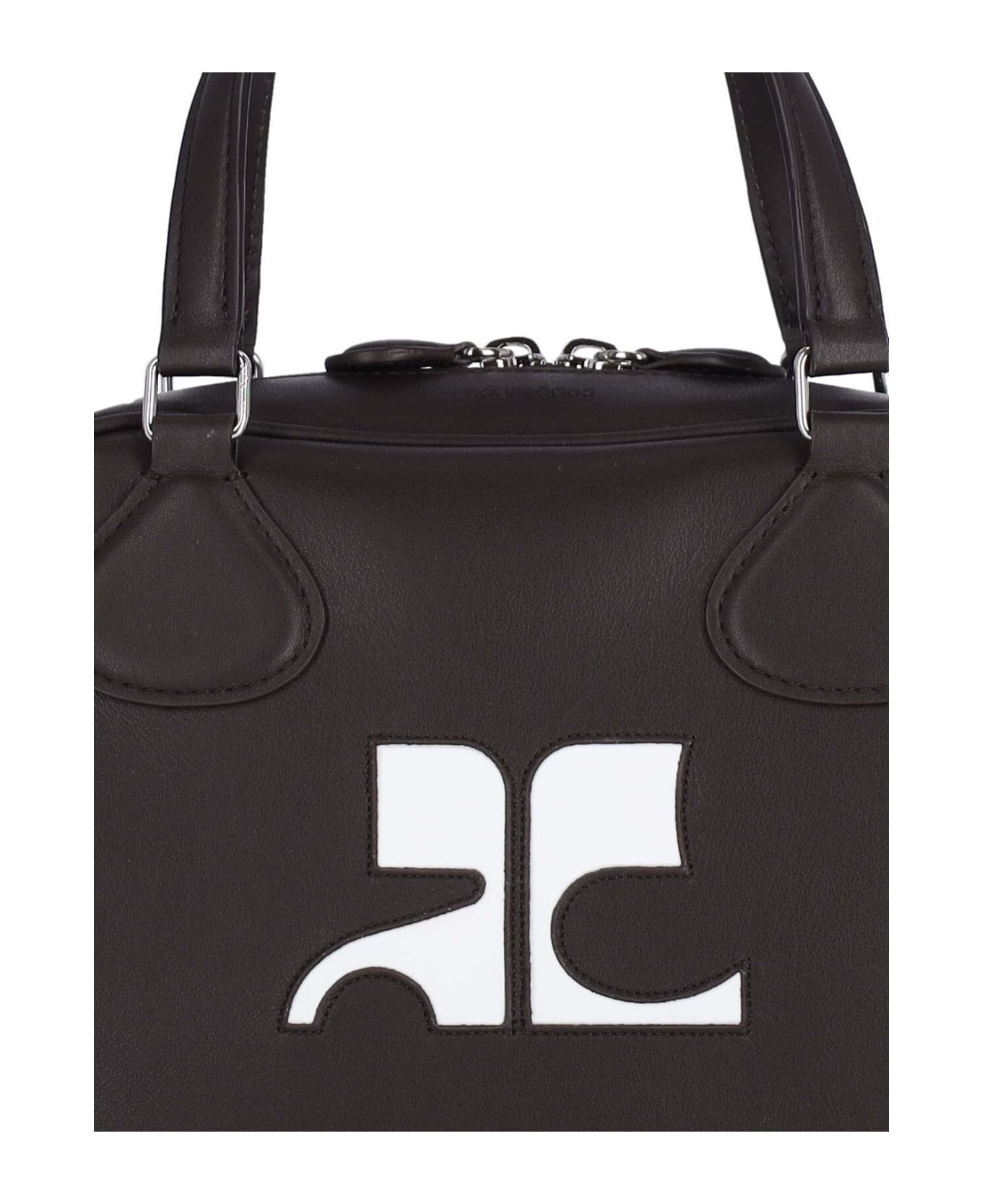 Courrèges "re-edition" Bowling Bag - Brown トートバッグ