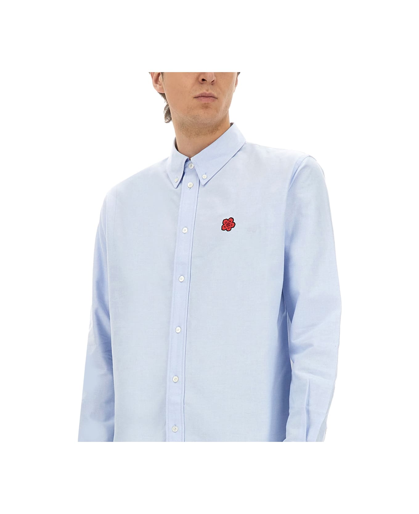 Kenzo Cotton Shirt - AZURE