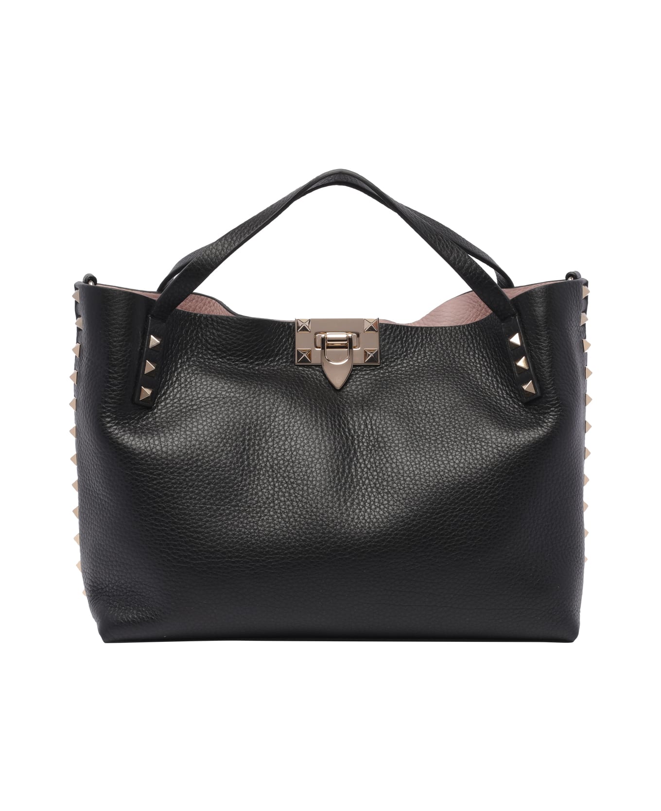 Valentino Garavani Small Rockstud Tote Bag - Black