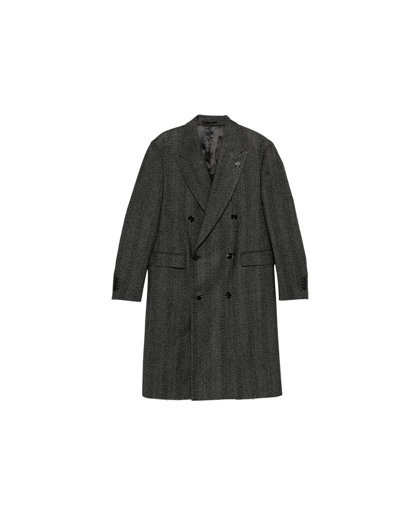 Lardini Coat - BLACK