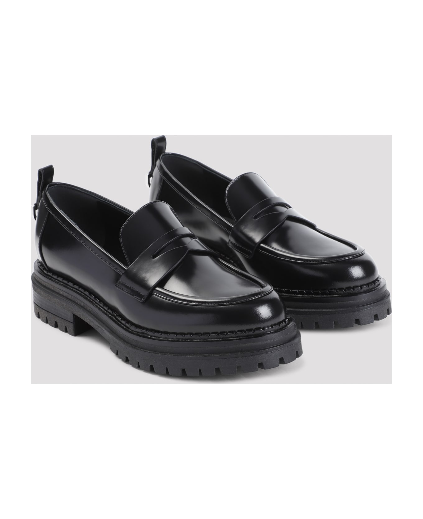 Sergio Rossi Flat Loafers - Nero