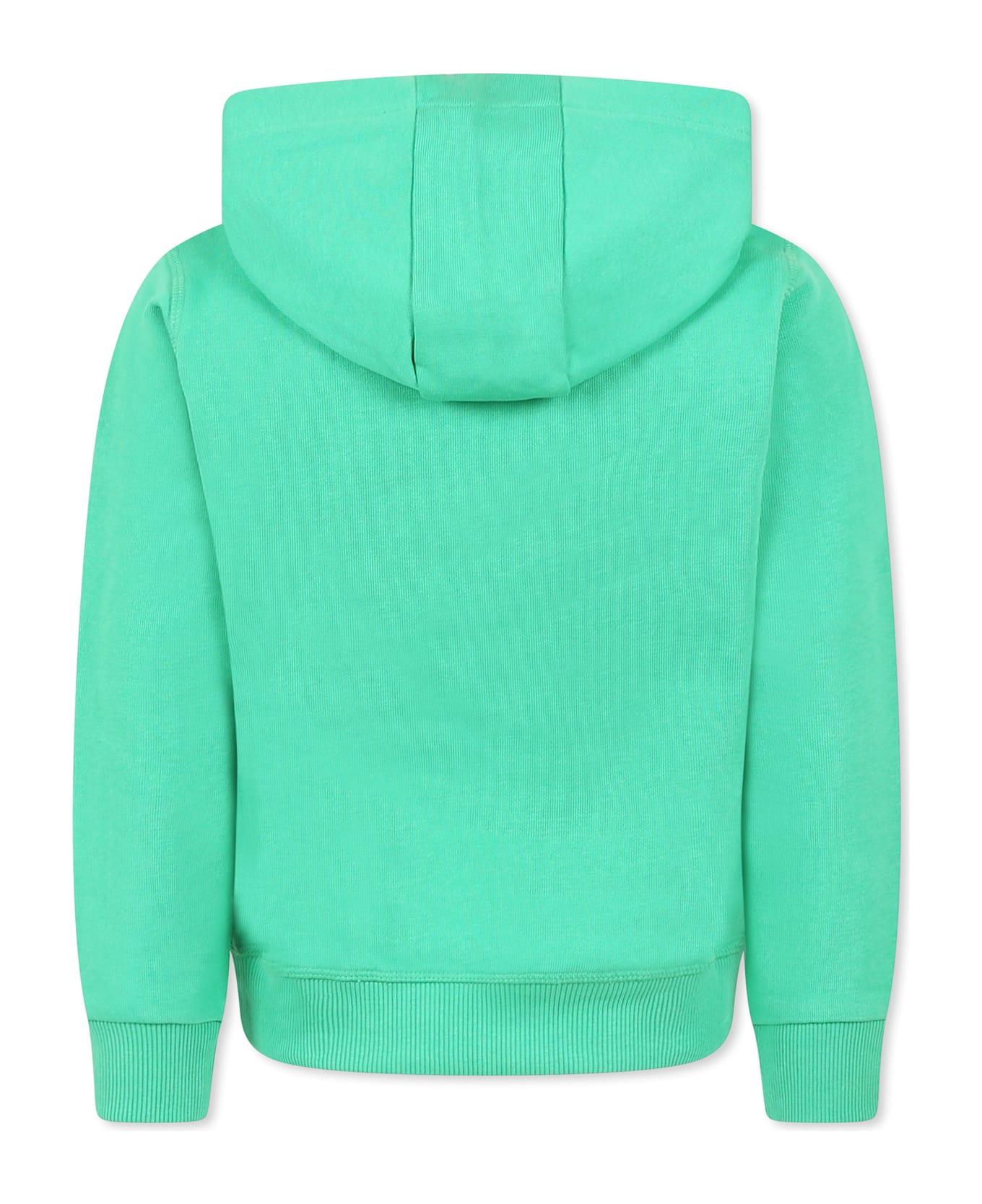 Hugo Boss Green Sweatshirt For Boy With Logo - Green