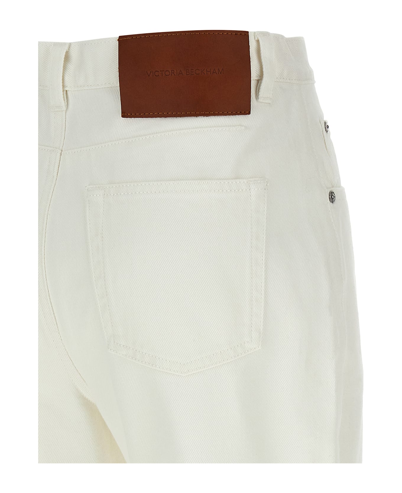 Victoria Beckham High Waist Jeans - White