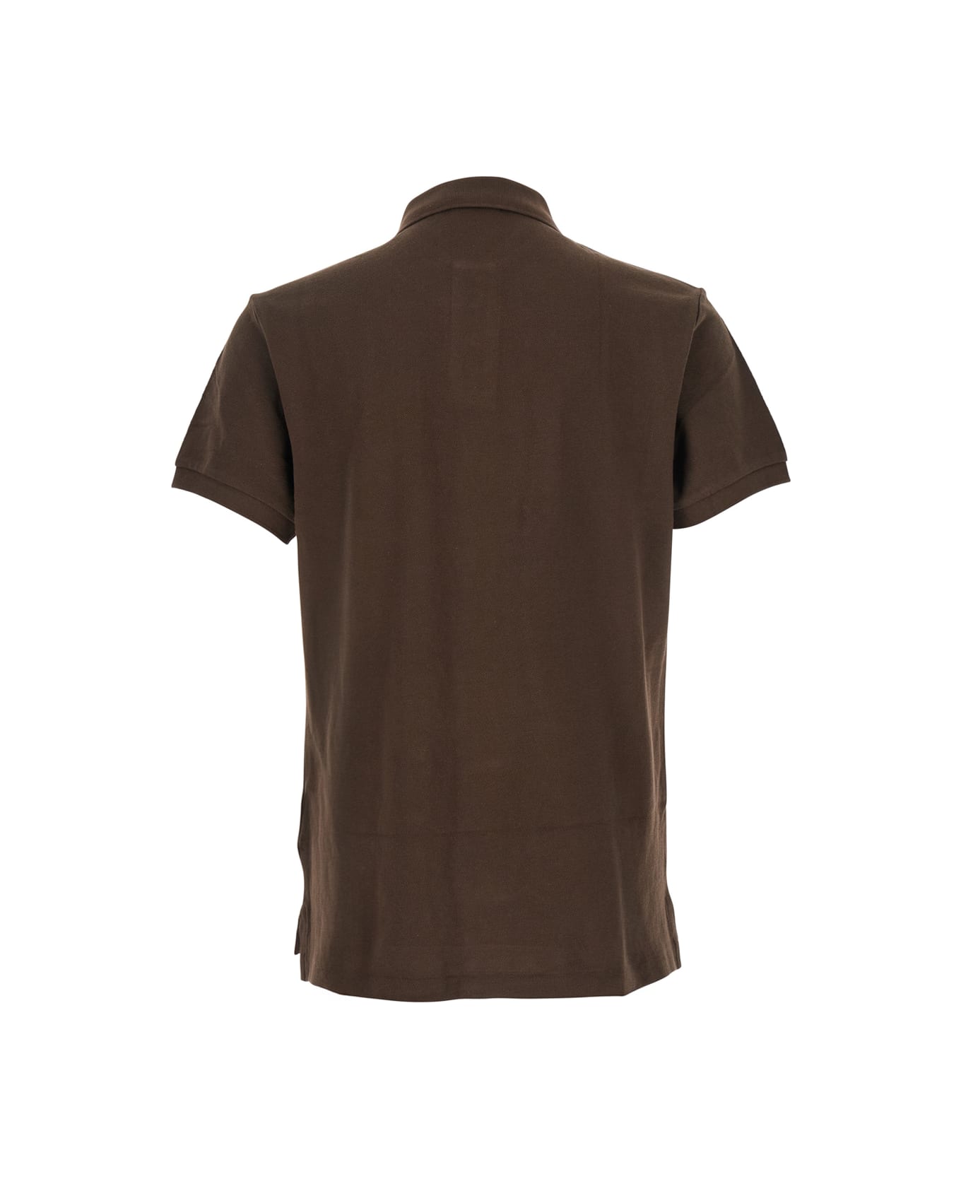Polo Ralph Lauren Slim Fit Mesh Polo Shirt - Brown