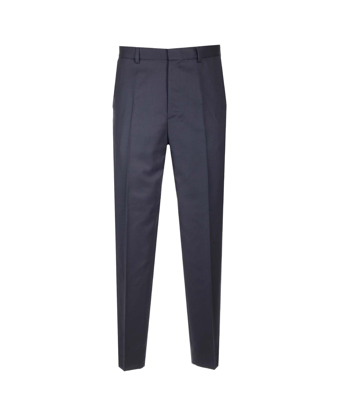 A.P.C. Cotton Gabardine Trousers - Blue