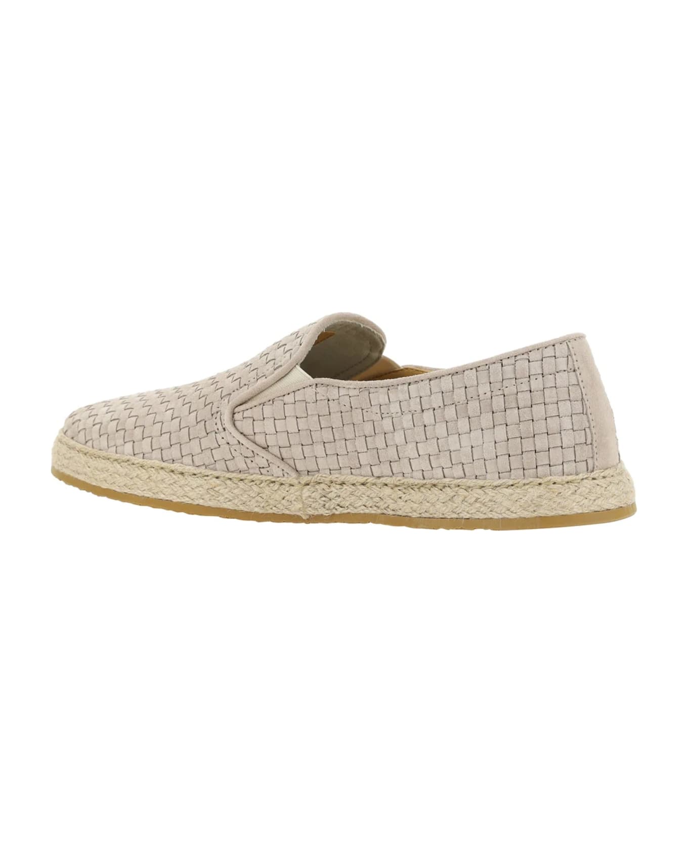 Brunello Cucinelli Leather Loafers - Beige