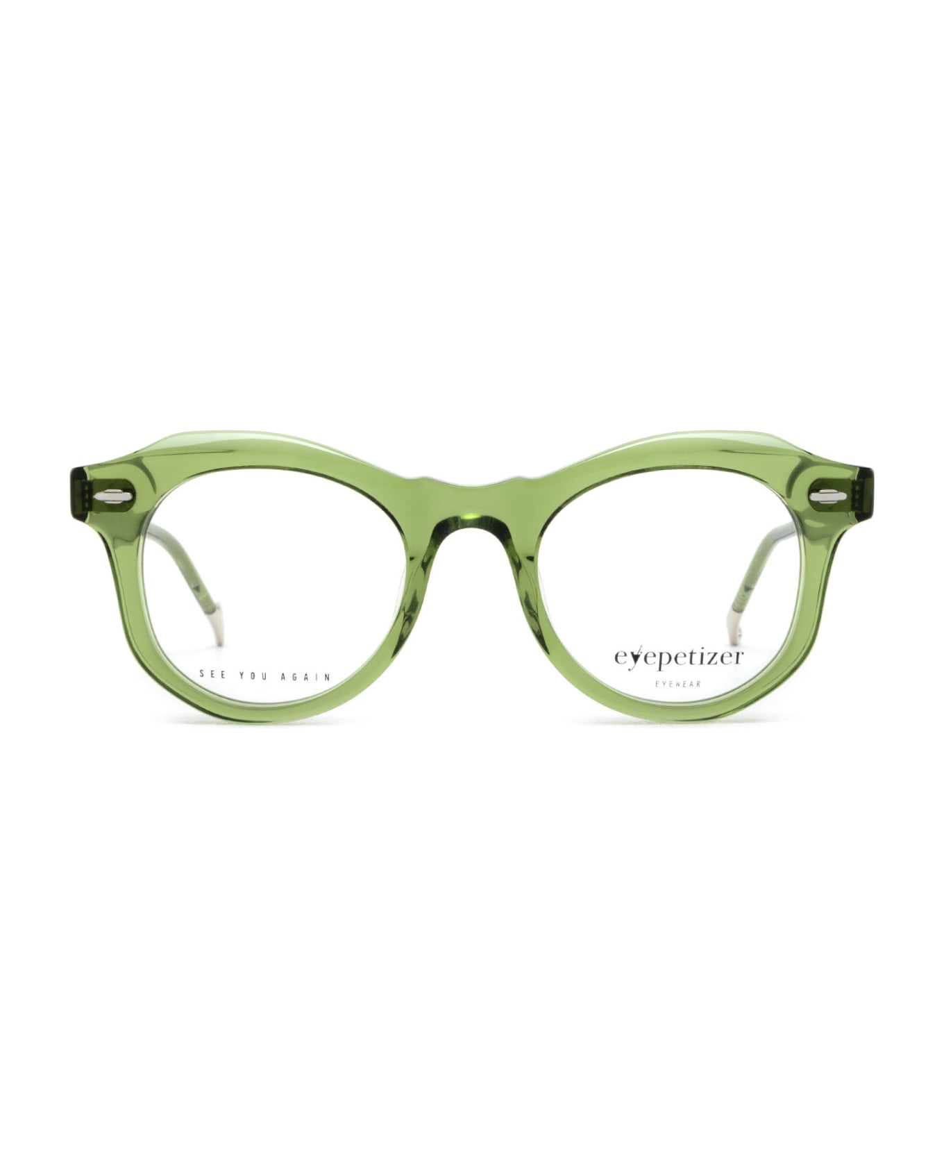 Eyepetizer Magali Opt Transparent Green Glasses - Transparent Green アイウェア