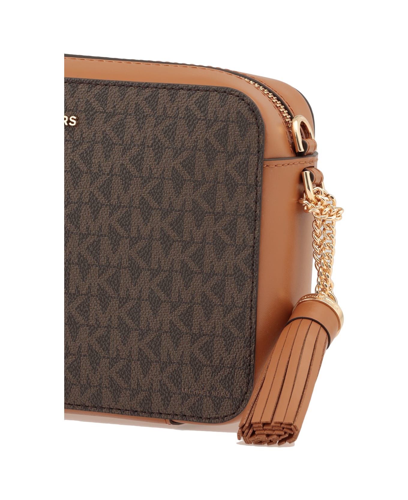 Michael Kors Leather Crossbody Bag - Brown
