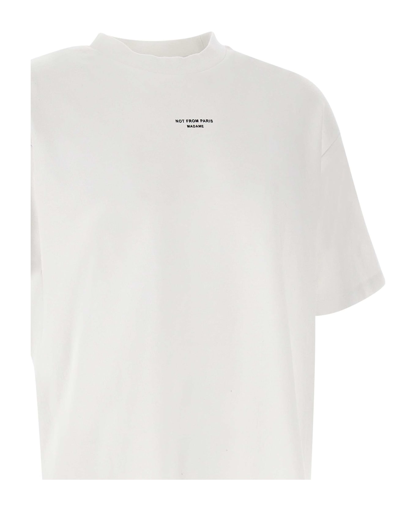 Drôle de Monsieur "le T-shirt Classique" Cotton T-shirt - WHITE シャツ