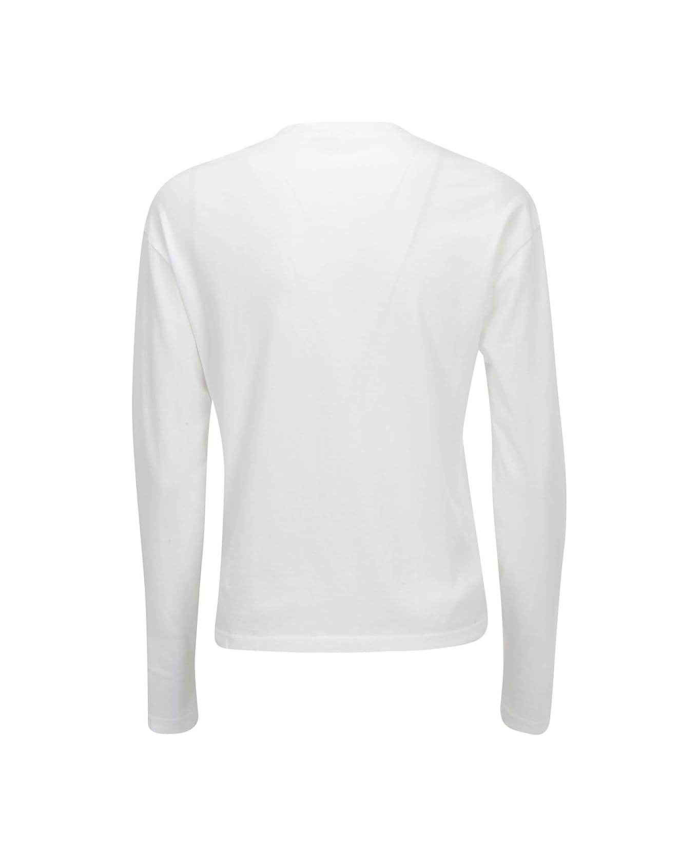 James Perse Long-sleeve Shirt - Wht ニットウェア