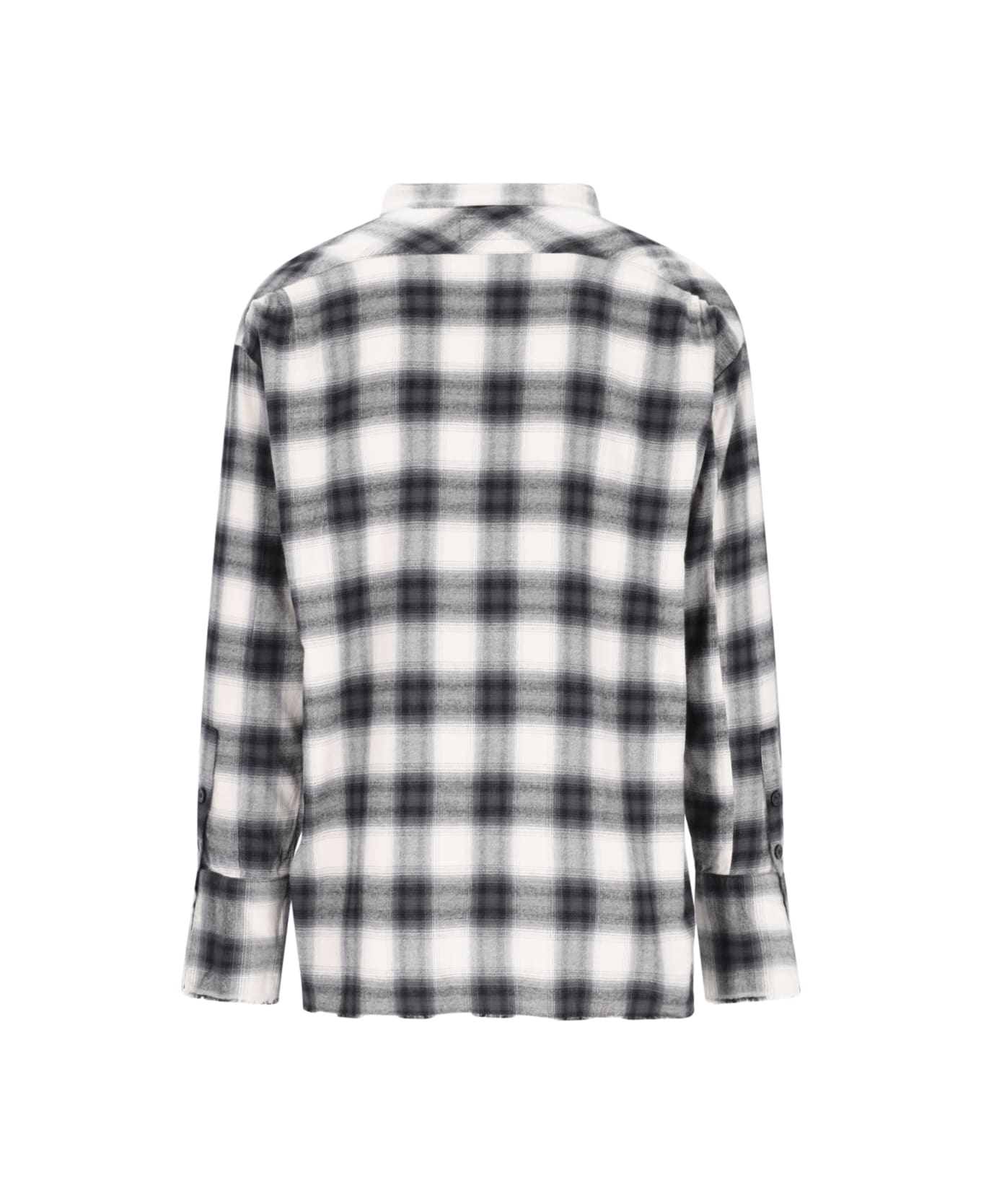 Greg Lauren Check Shirt - Gray シャツ