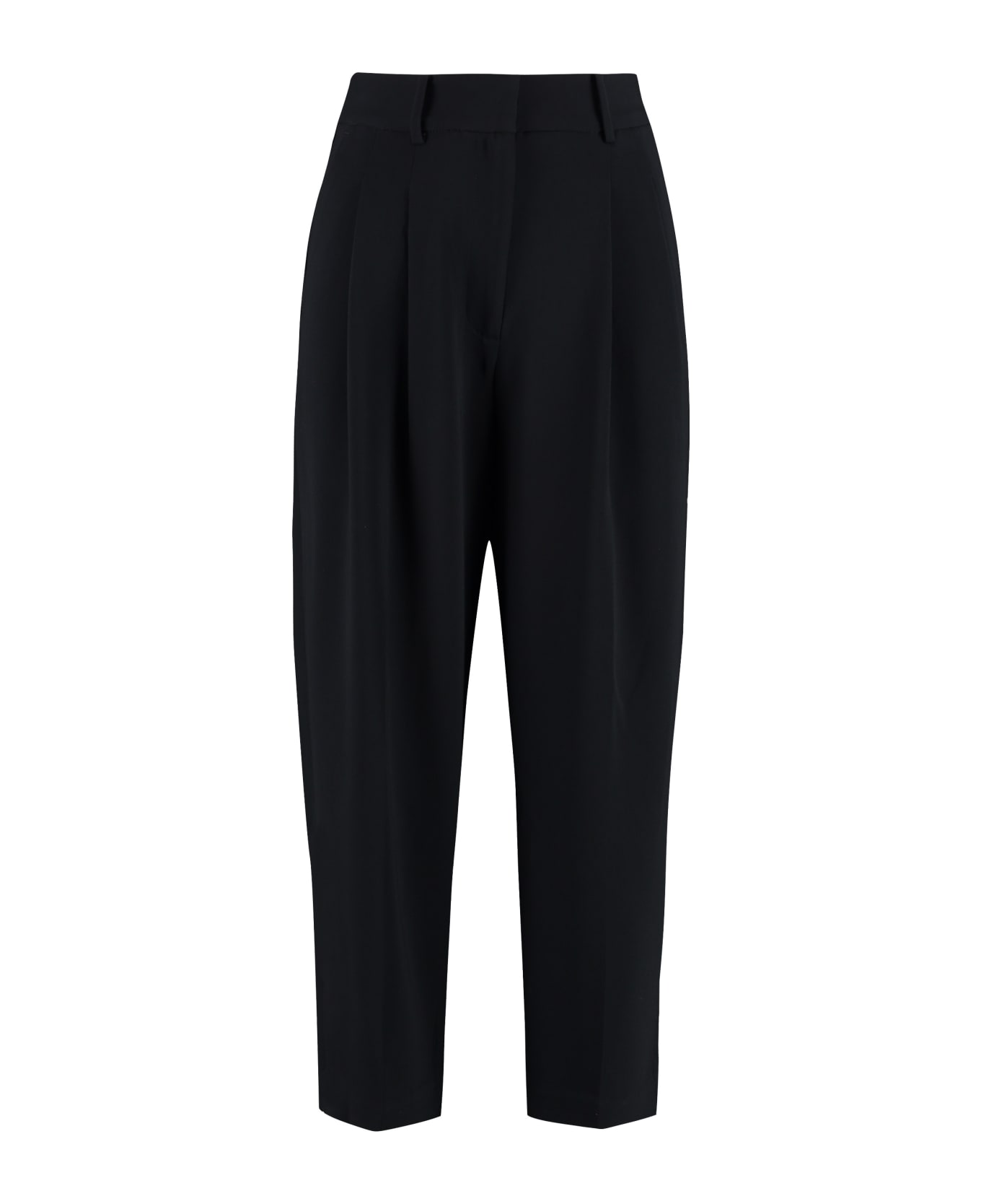 MICHAEL Michael Kors High-waisted Cropped Trousers - black