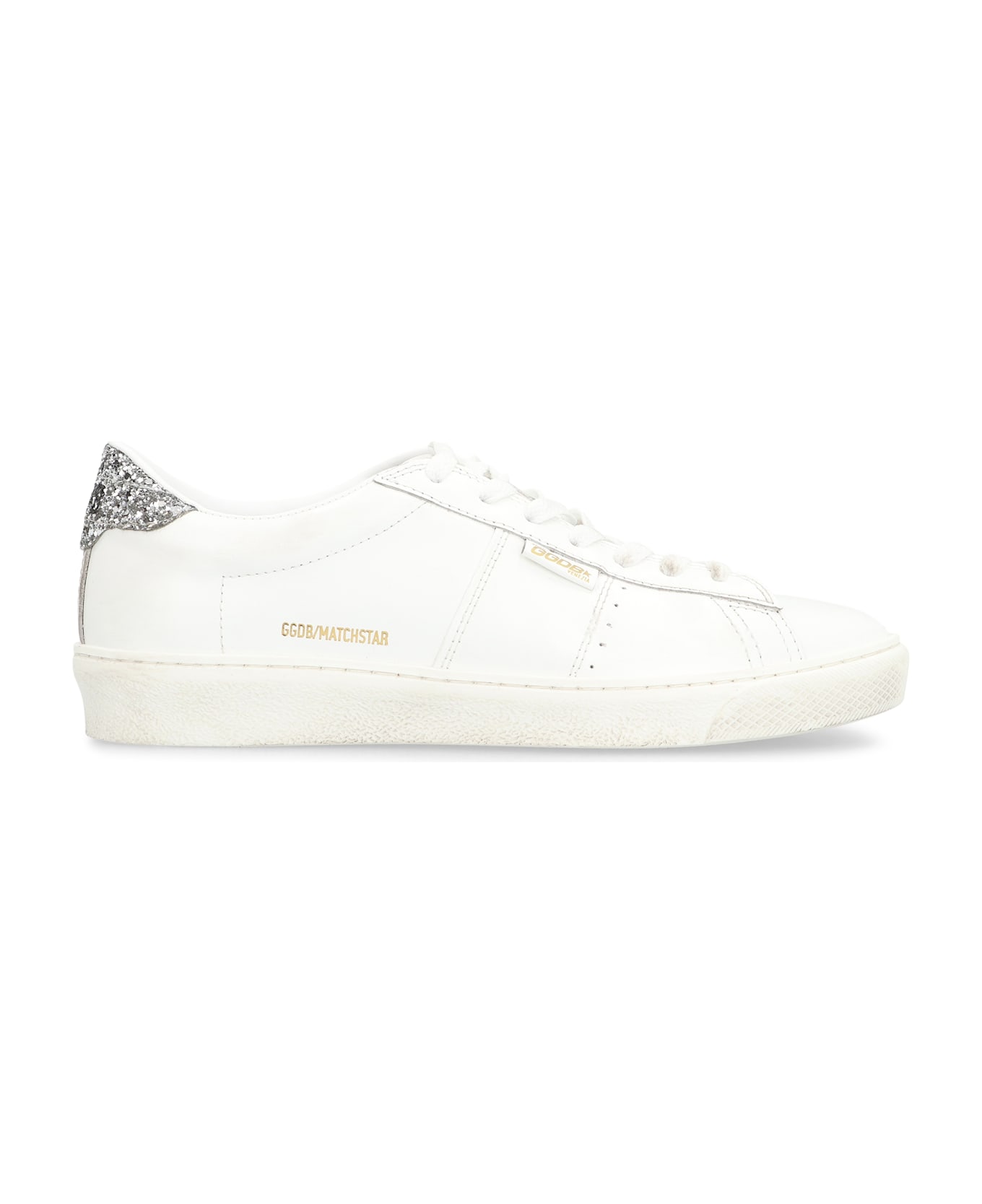 Golden Goose Matchstar Leather Low-top Sneakers - OPTIC WHITE/SILVER
