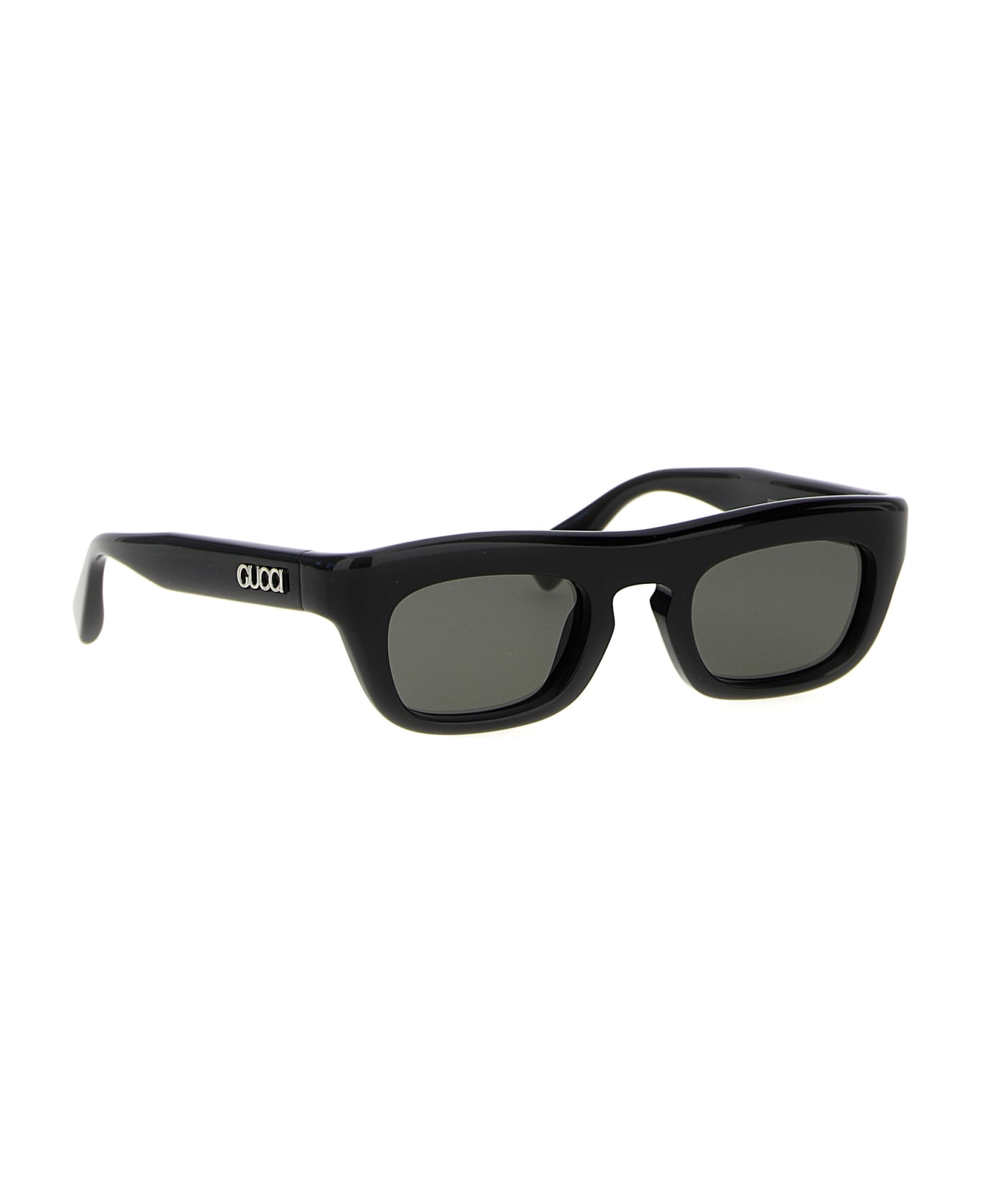 Gucci Rectangular Sunglasses - Black  