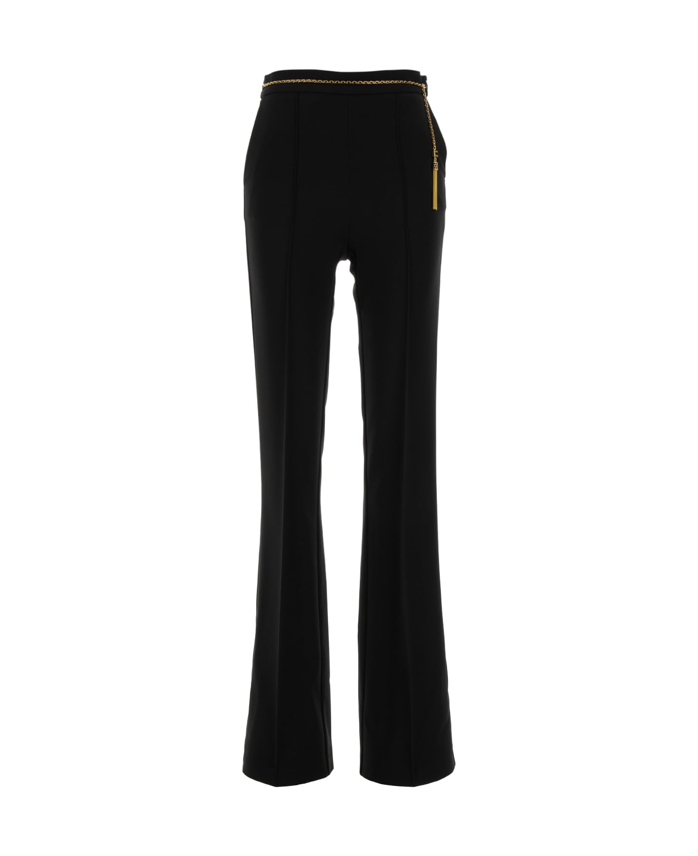 Elisabetta Franchi Pantalone Wide Leg - NERO