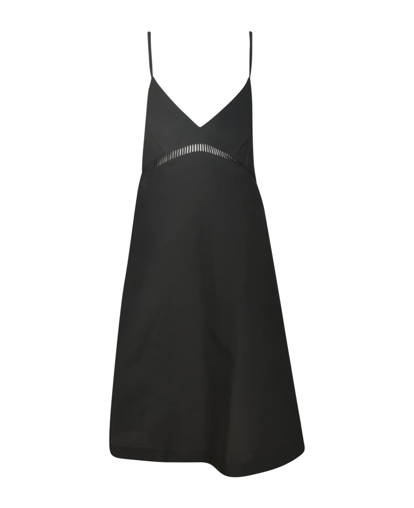 Sacai Sleeveless Laced Strap Dress - Black ワンピース＆ドレス
