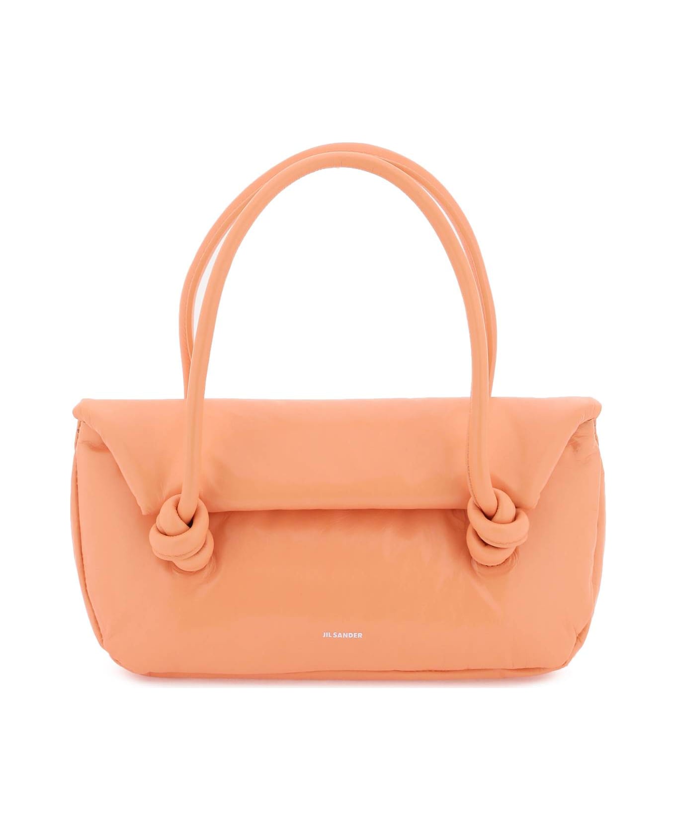 Jil Sander Patent Leather Small Shoulder Bag - PEACH PEARL (Pink)