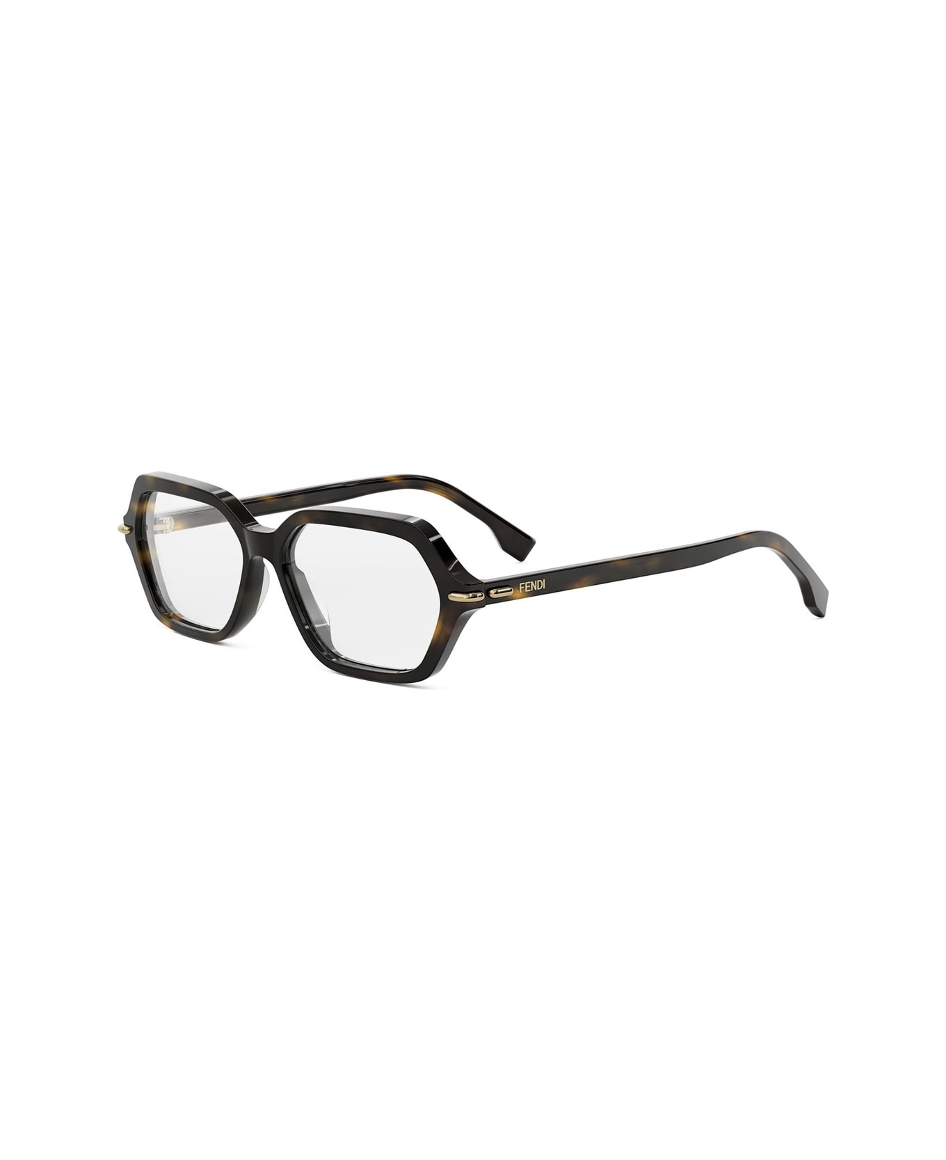 Fendi Eyewear Fendi Fe50125i Fendi Selleria 052 Havana Glasses - Marrone