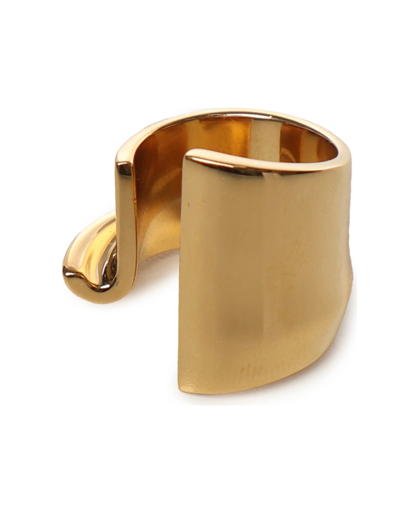 Jacquemus La Bague J Asymmetric Ring - Light gold