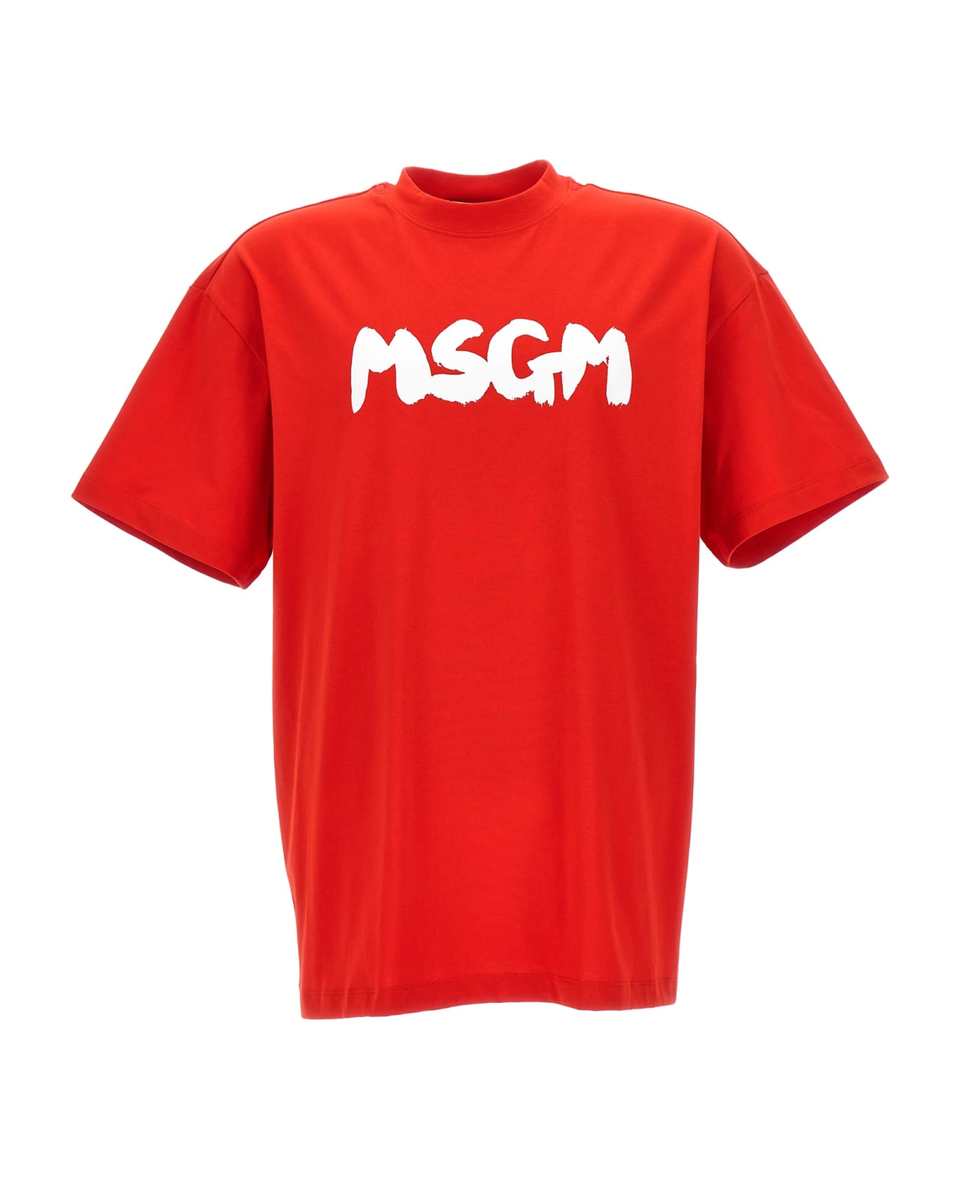 MSGM Logo T-shirt - Rosso