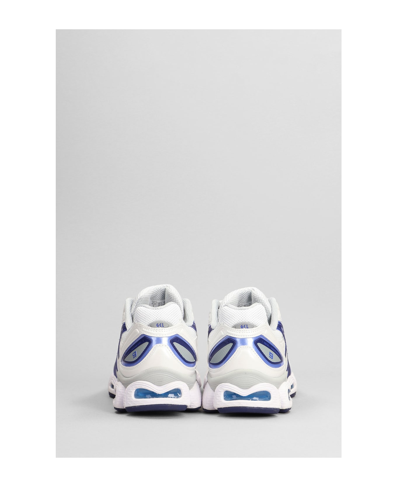 Asics Gel-nimbus 9 Sneakers In White Synthetic Fibers - white