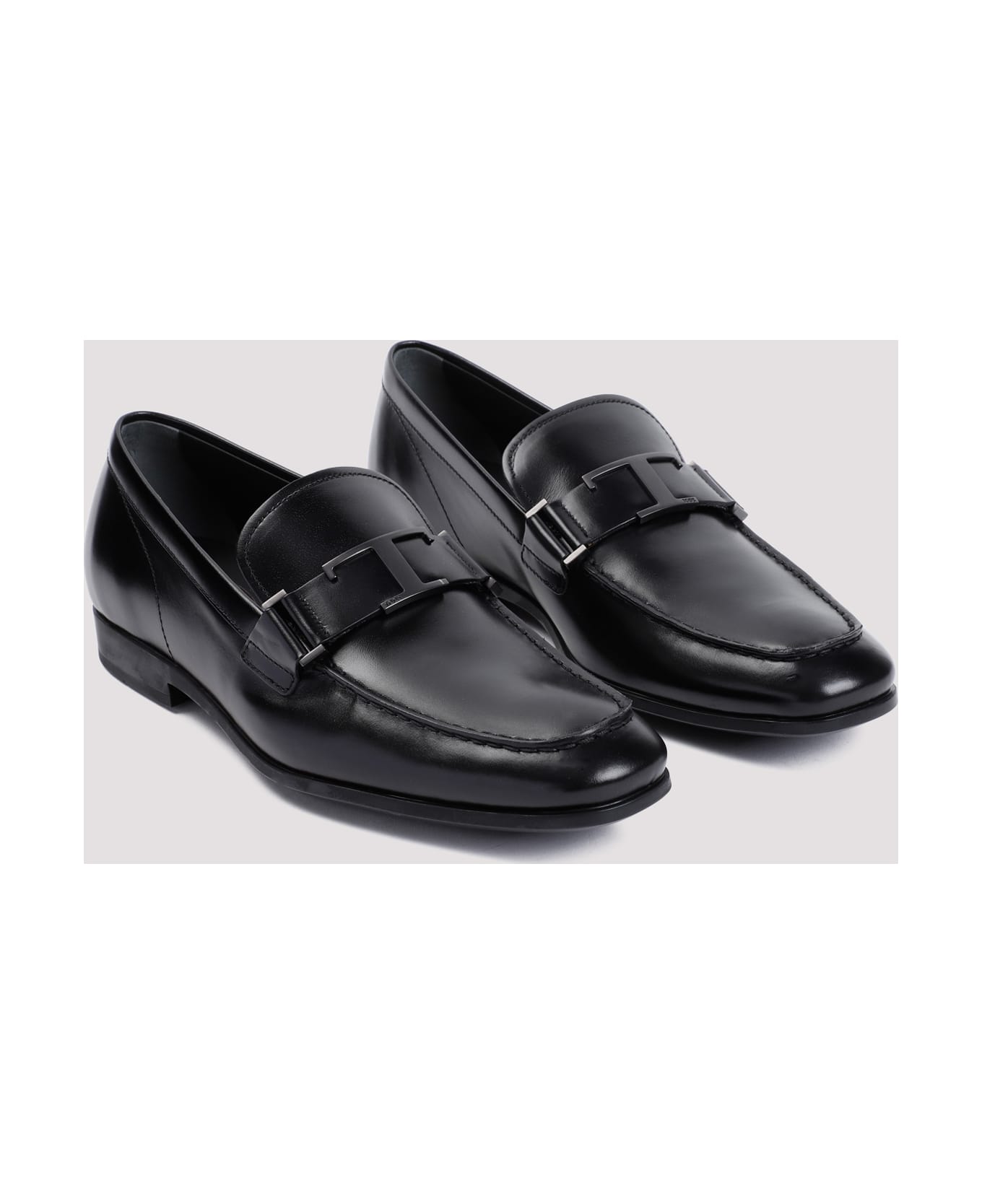 Tod's Leather Loafers - Nero