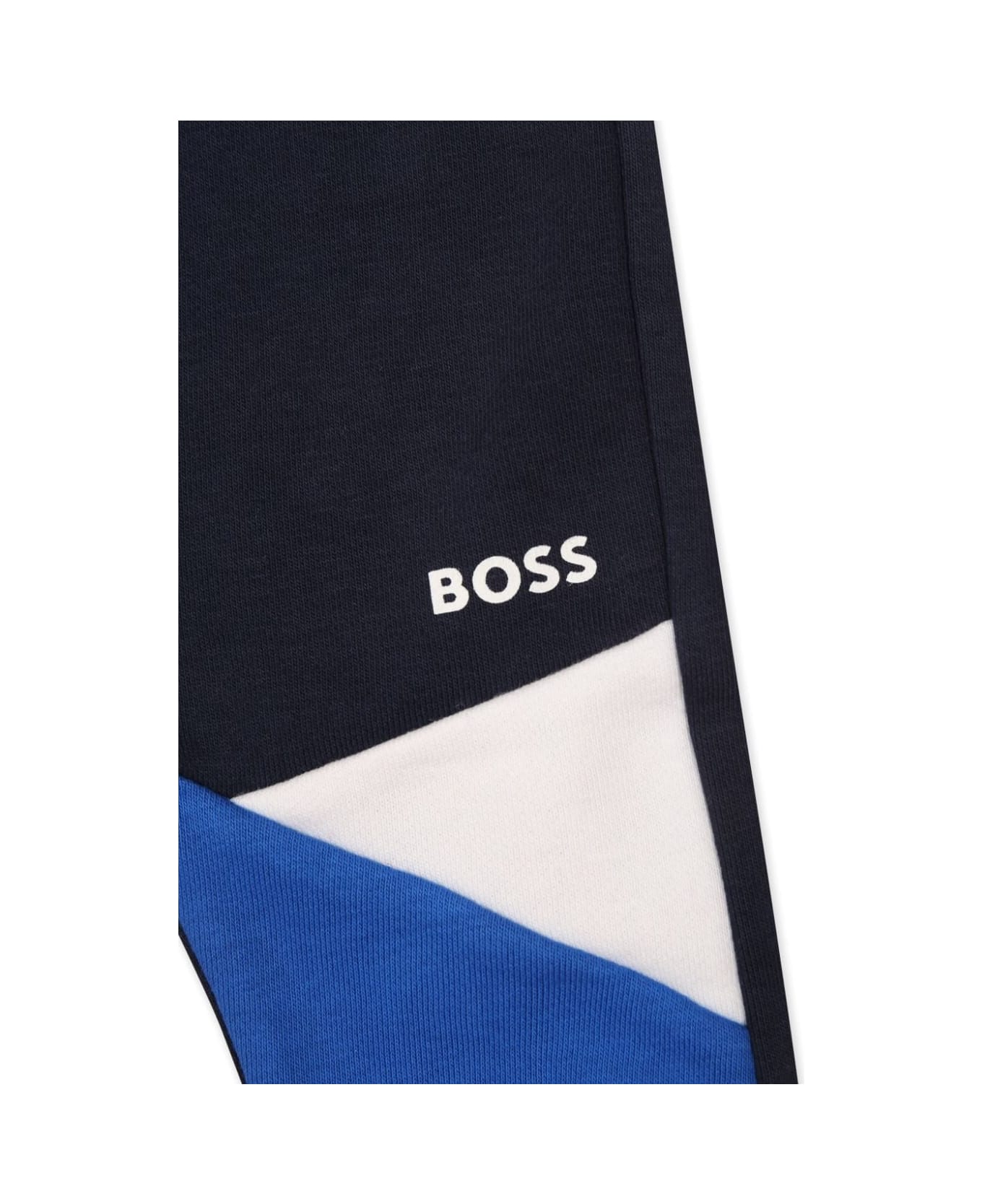 Hugo Boss Tuta 2 Pezzi Con Logo - Blue