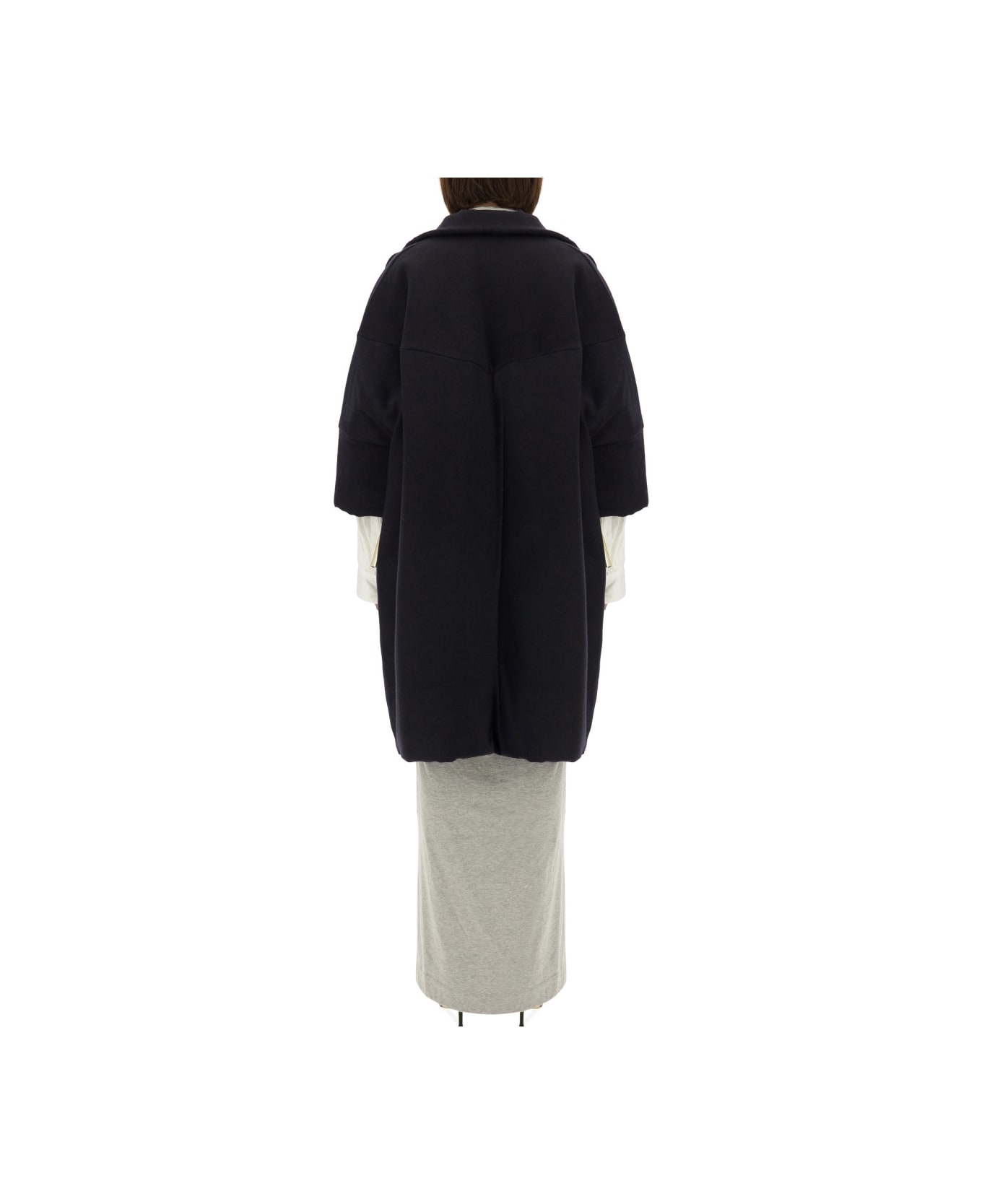Dries Van Noten Cocoon Coat - BLUE