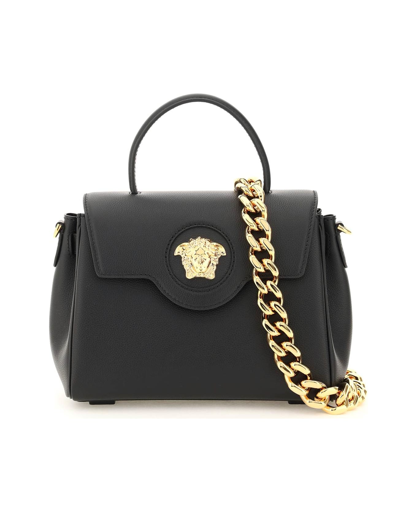 Versace 'la Medusa' Handbag - Black