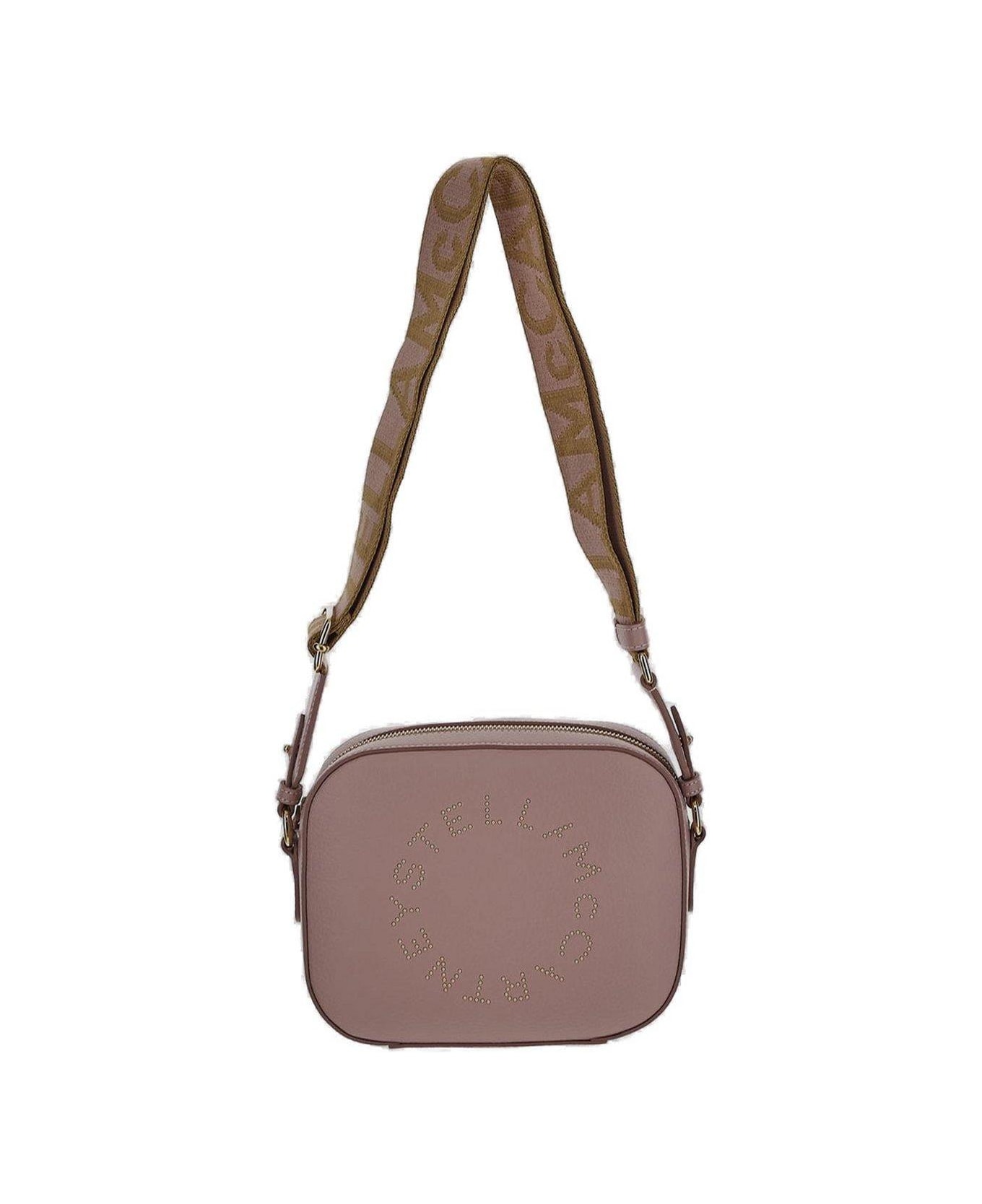 Stella McCartney Logo Studded Mini Crossbody Bag - Pink
